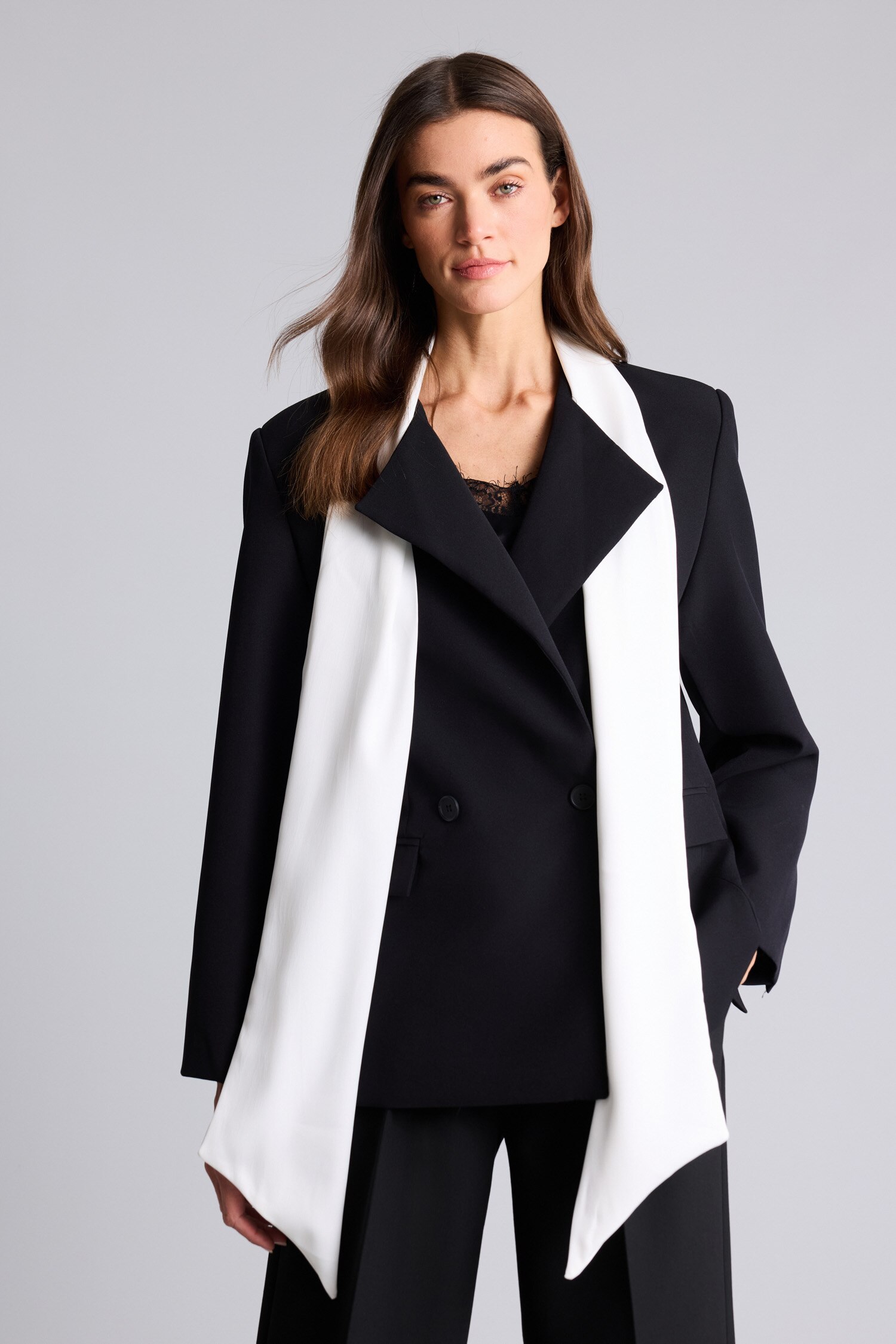 DeFacto Fularlı Blazer Ceket görsel 6