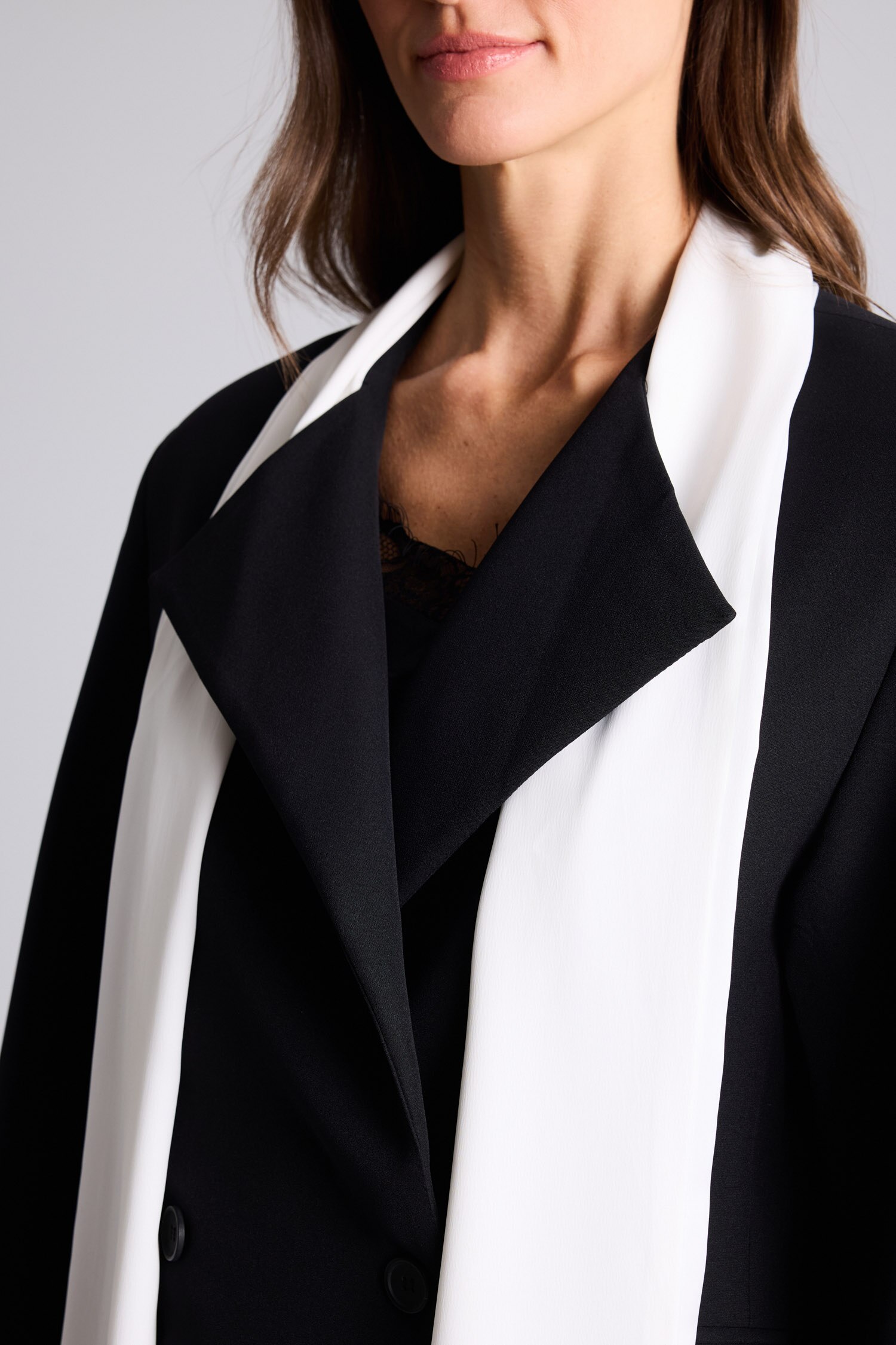 DeFacto Fularlı Blazer Ceket görsel 7