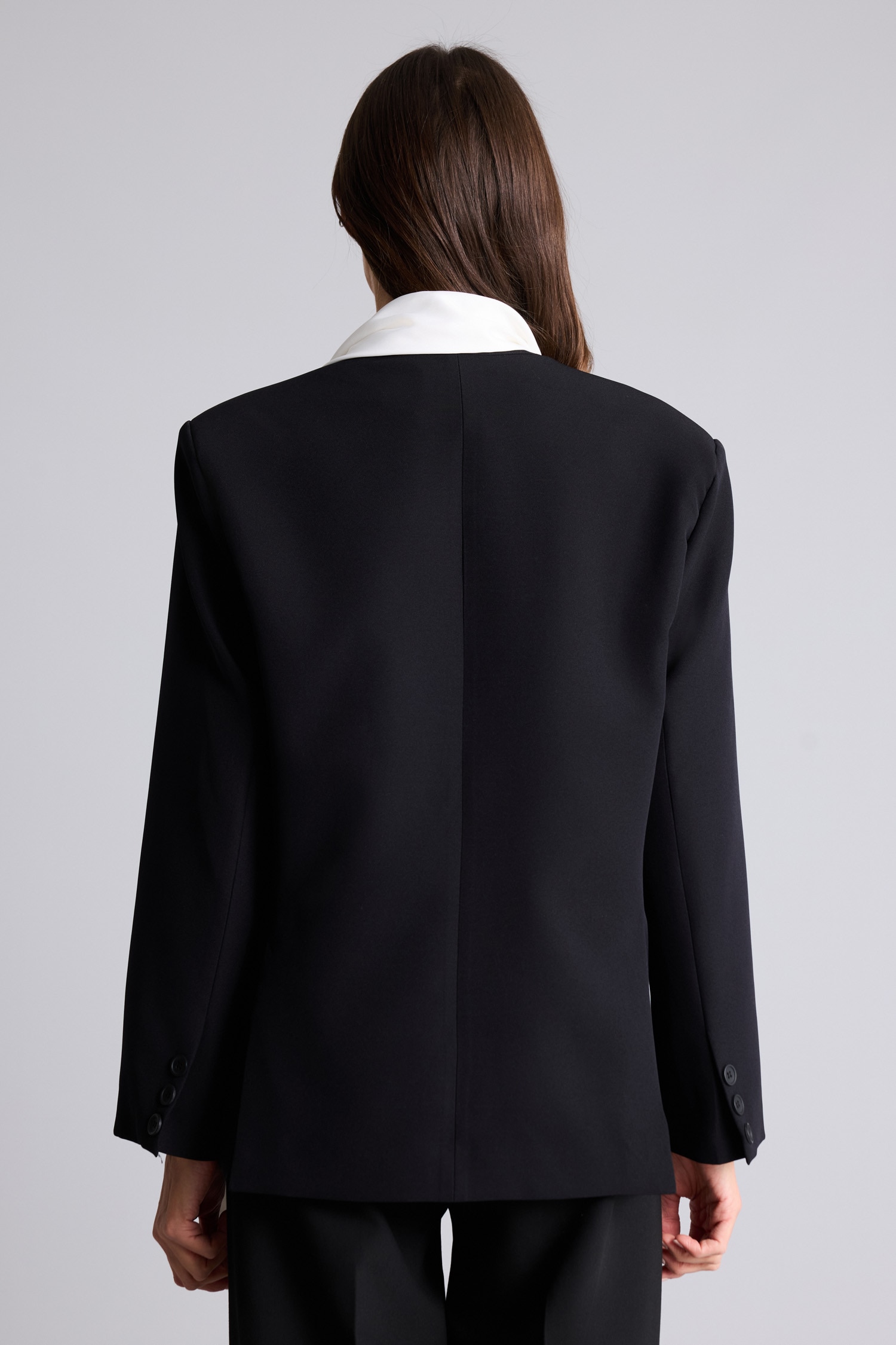 DeFacto Fularlı Blazer Ceket görsel 8