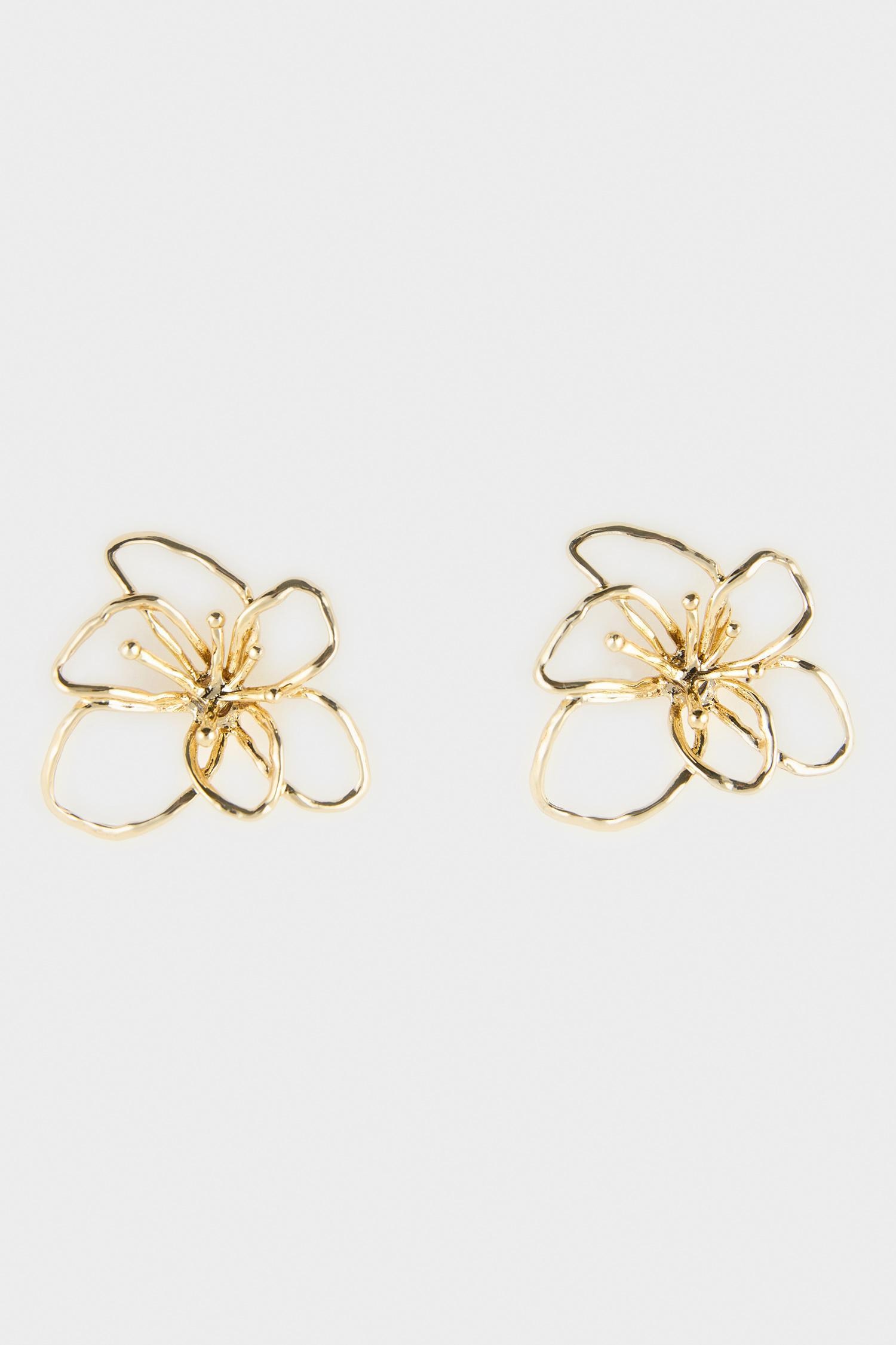 Woman Flower Pattern Earrings