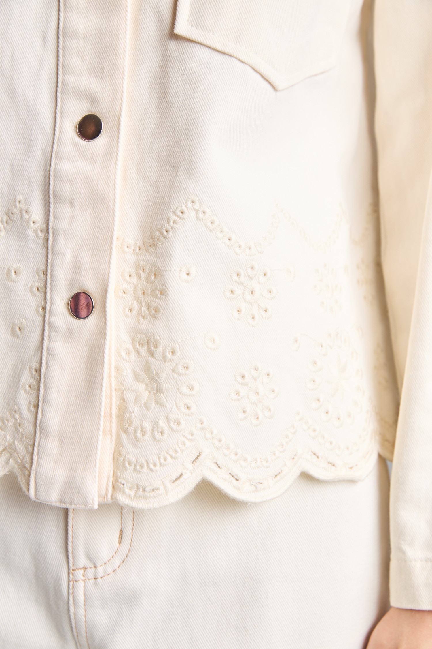 DeFacto %100 Pamuk Regular Fıt Gömlek Yaka Gabardin Blazer Ceket görsel 5