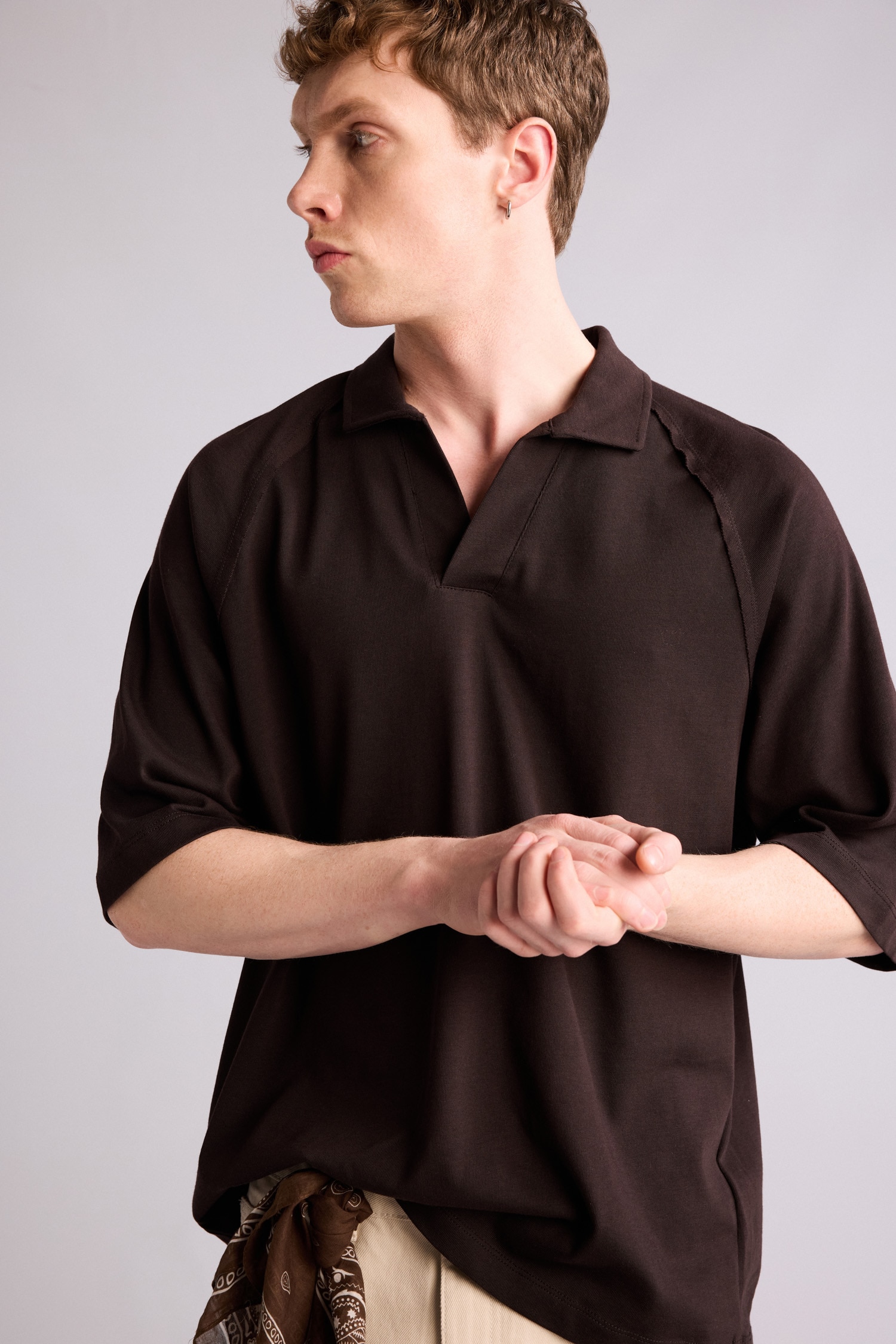 DeFacto %100 Pamuk Loose Fit Polo Tişört