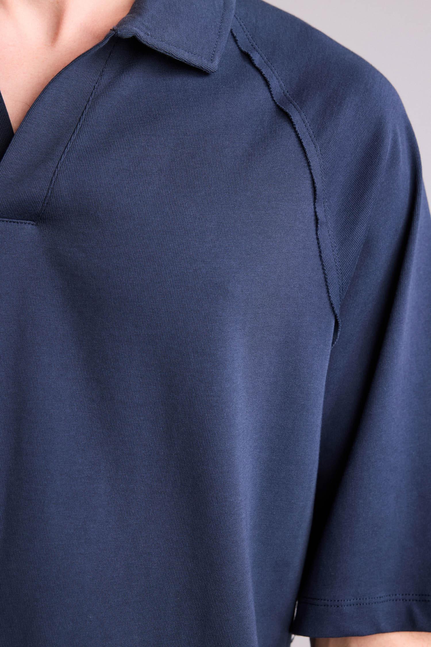 DeFacto %100 Pamuk Loose Fit Polo Tişört görsel 5