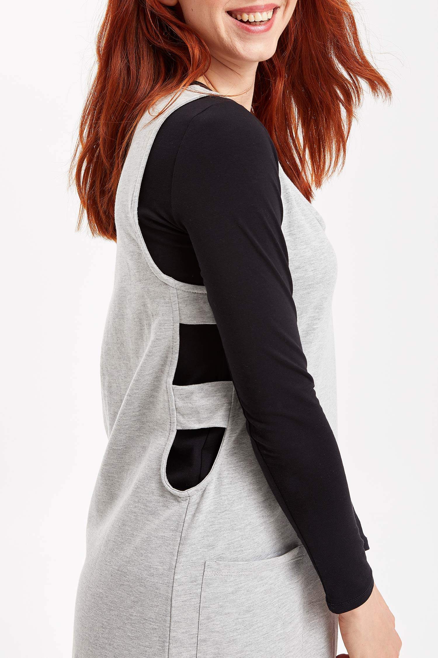 Defacto Cepli Uzun Elbise. 3