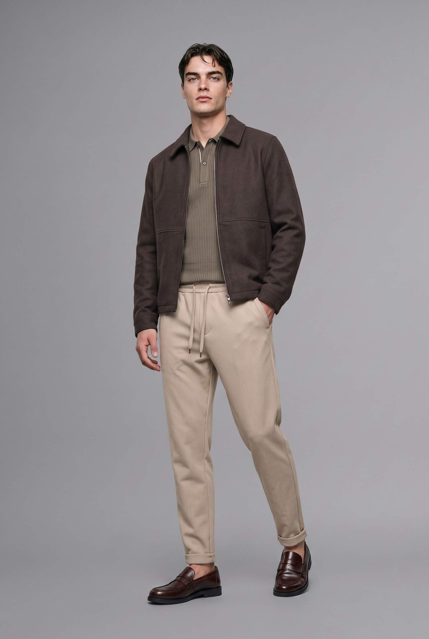 DeFacto Regular Fit Cepli Fermuarlı Mont