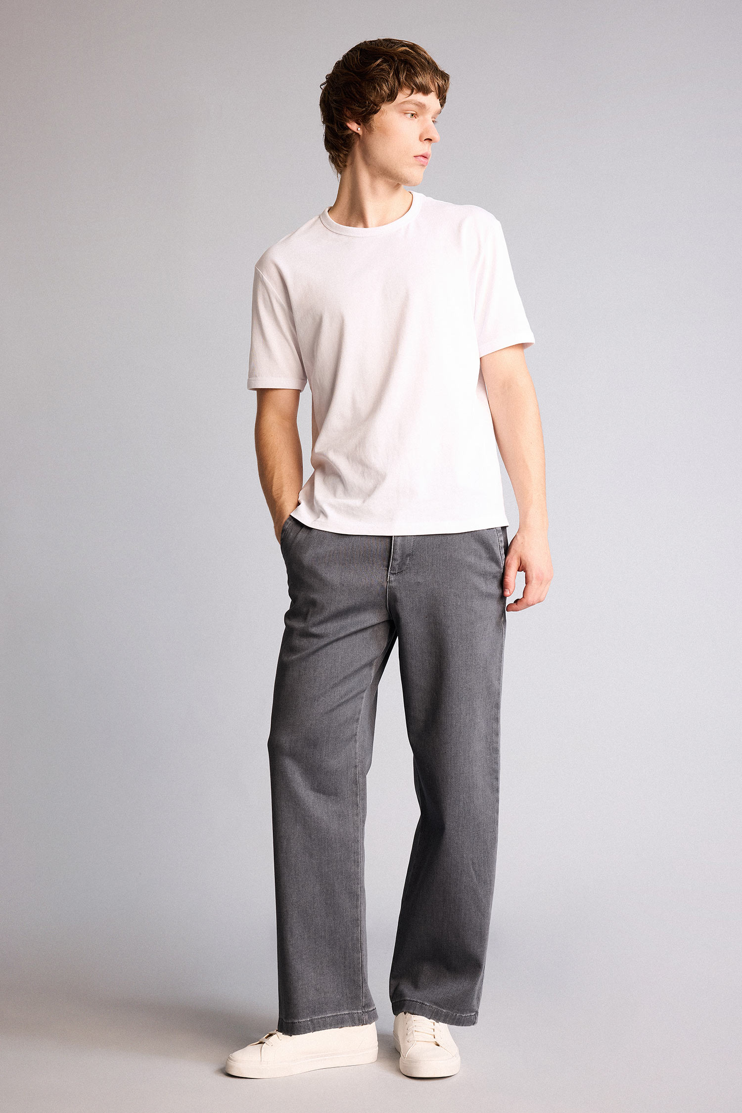 DeFacto Ultra Yumuşak Dokulu Wide Leg Jean Pantolon