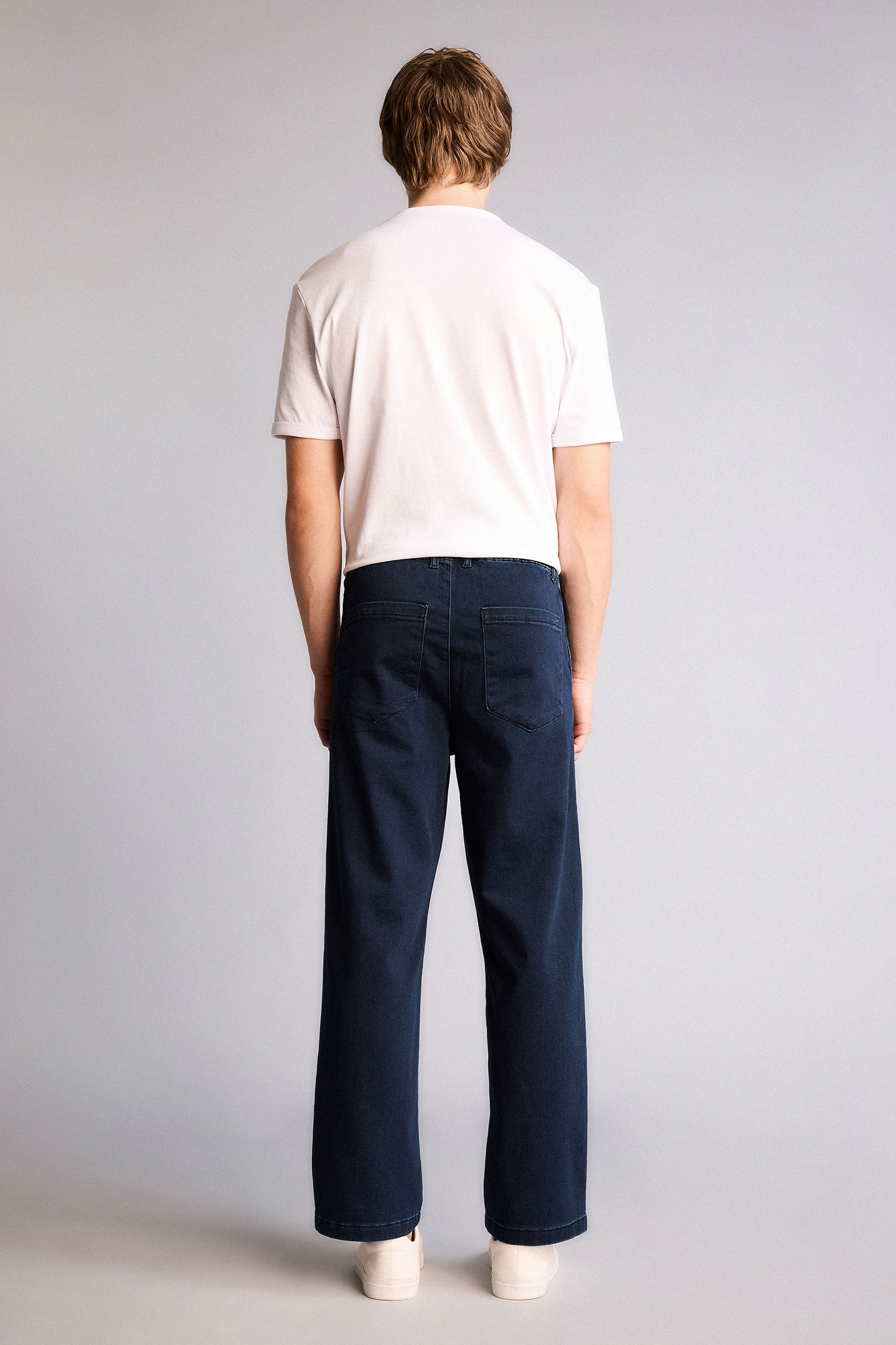 DeFacto Ultra Yumuşak Yumuşak Dokulu Wide Leg Jean Pantolon görsel 5