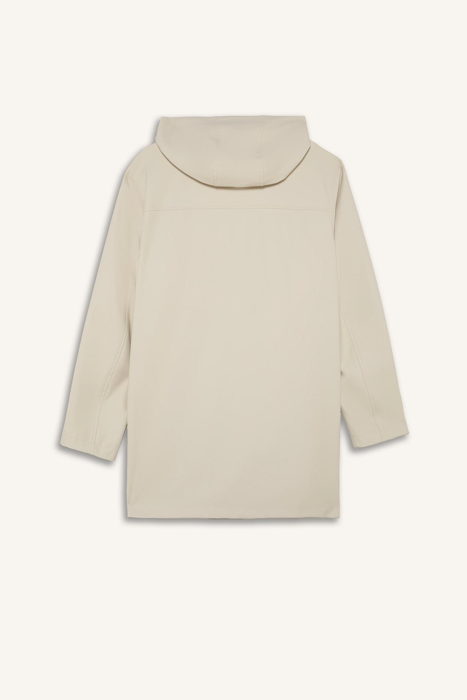 DeFacto Regular Fit Kapüşonlu Suni Deri Parka görsel 8