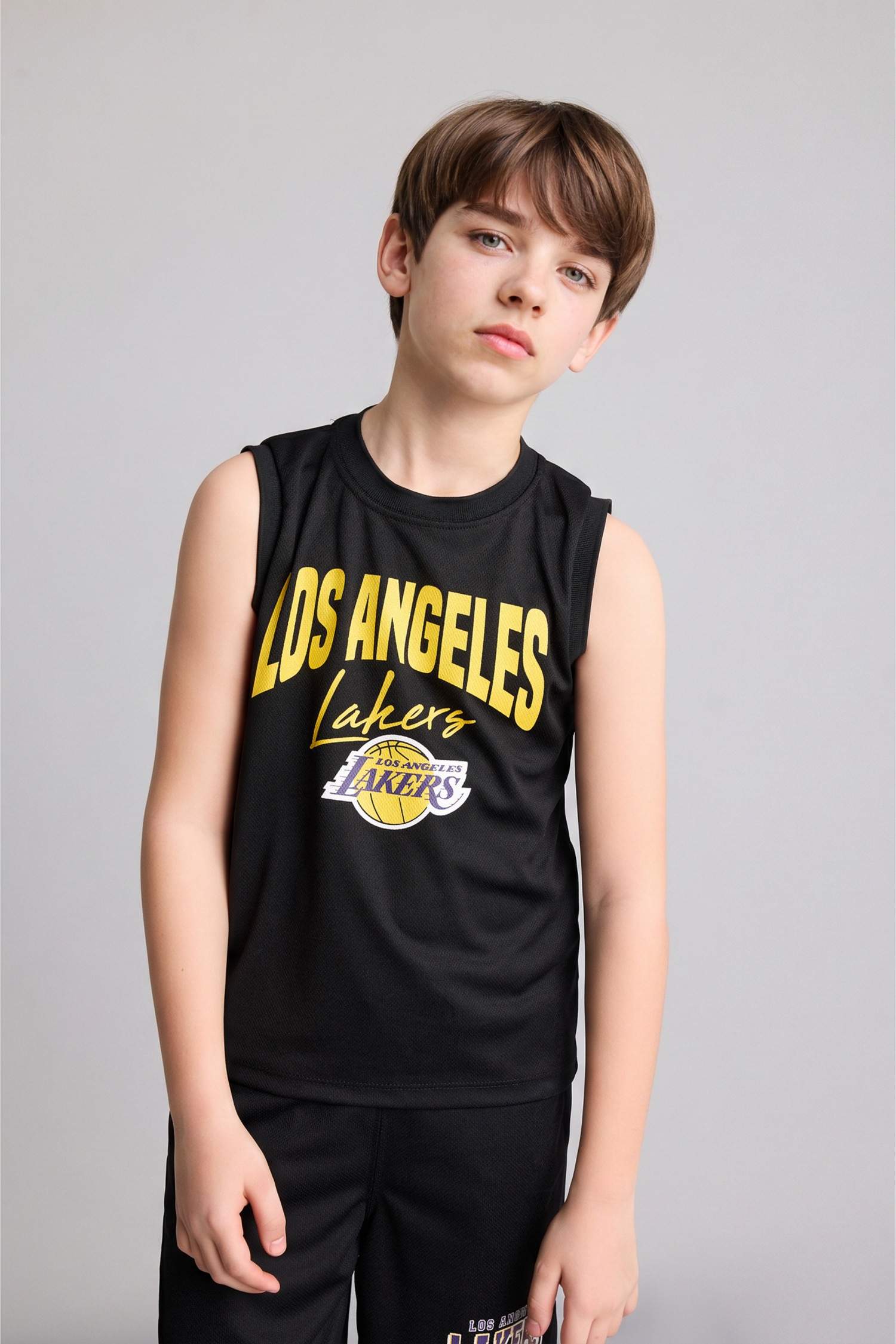 Black BOYS & TEENS Boy Regular Fit NBA Los Angeles Lakers Licensed