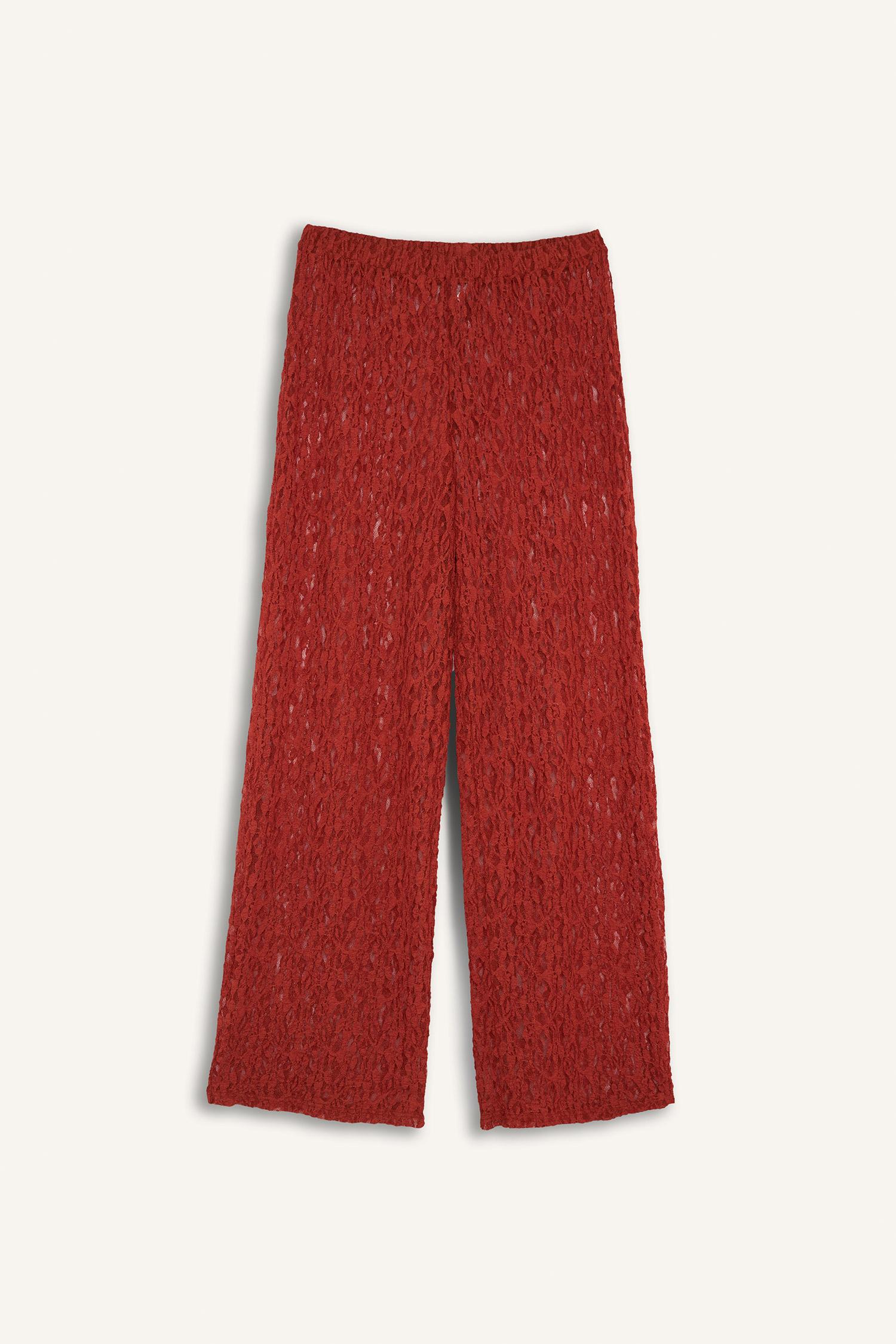 DeFacto Regular Fit Tül Plaj Pantolonu görsel 6