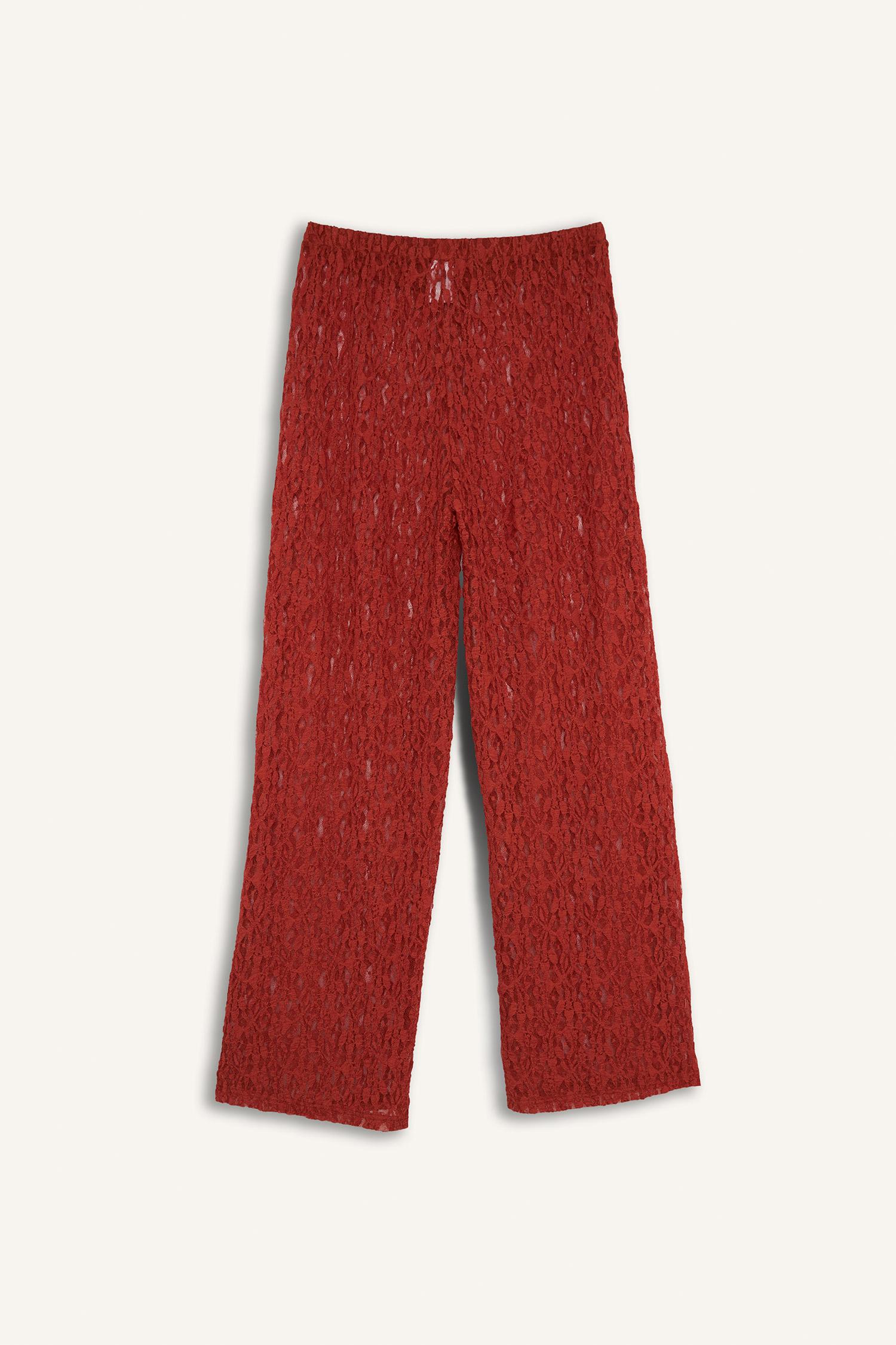 DeFacto Regular Fit Tül Plaj Pantolonu görsel 8