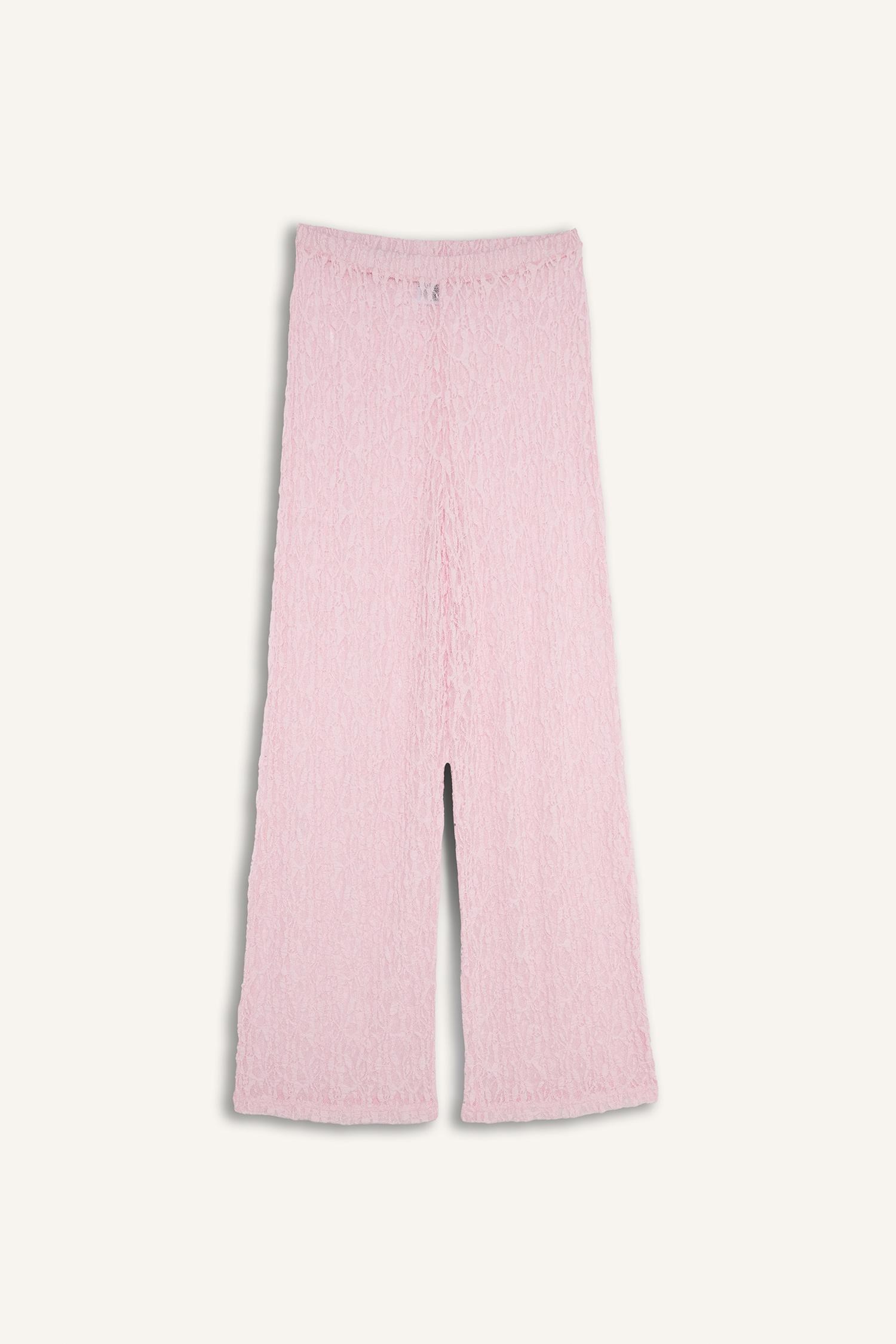 DeFacto Regular Fit Tül Plaj Pantolonu görsel 6