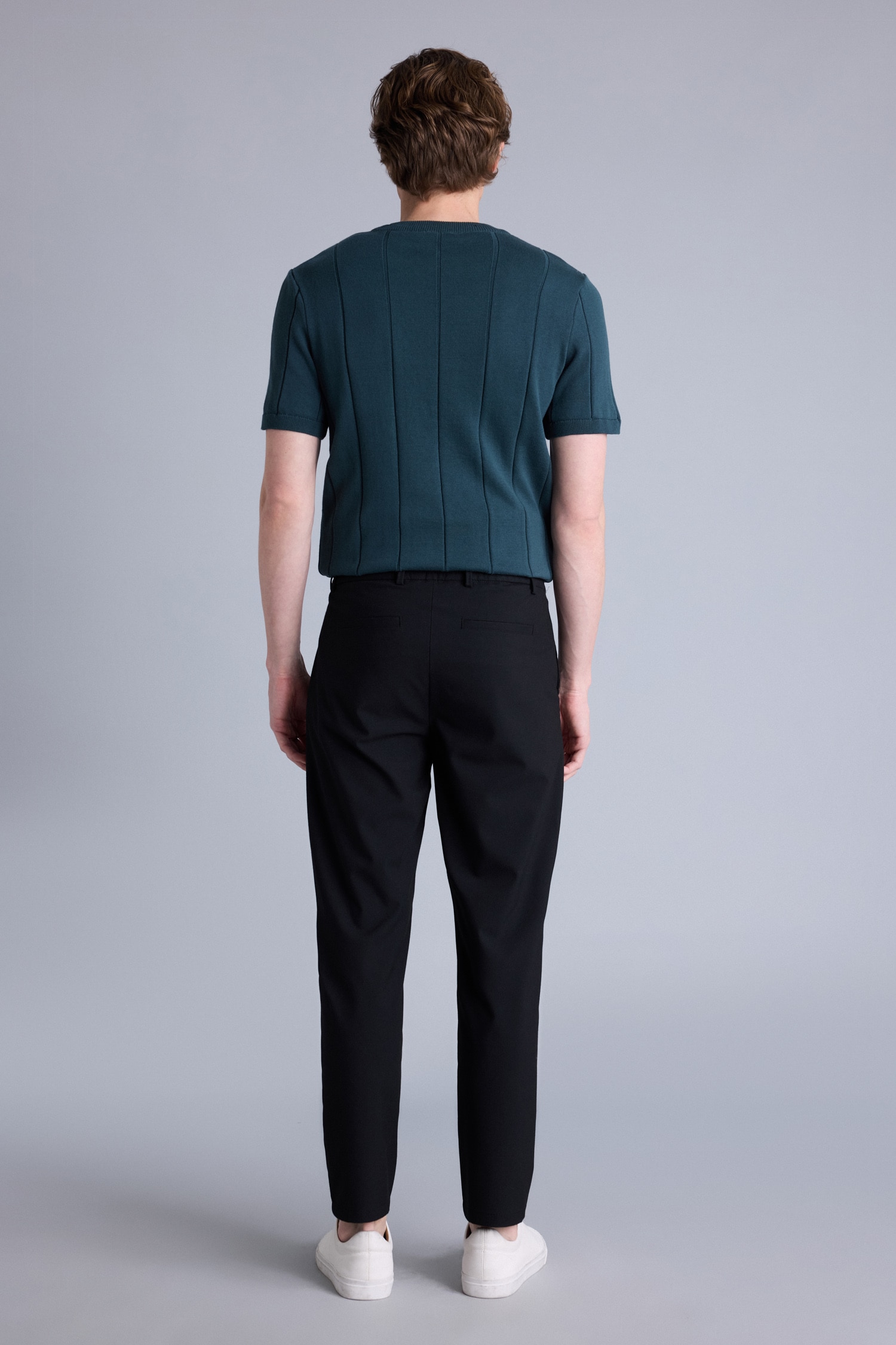 DeFacto Tailored Fit Dokuma Pantolon görsel 5