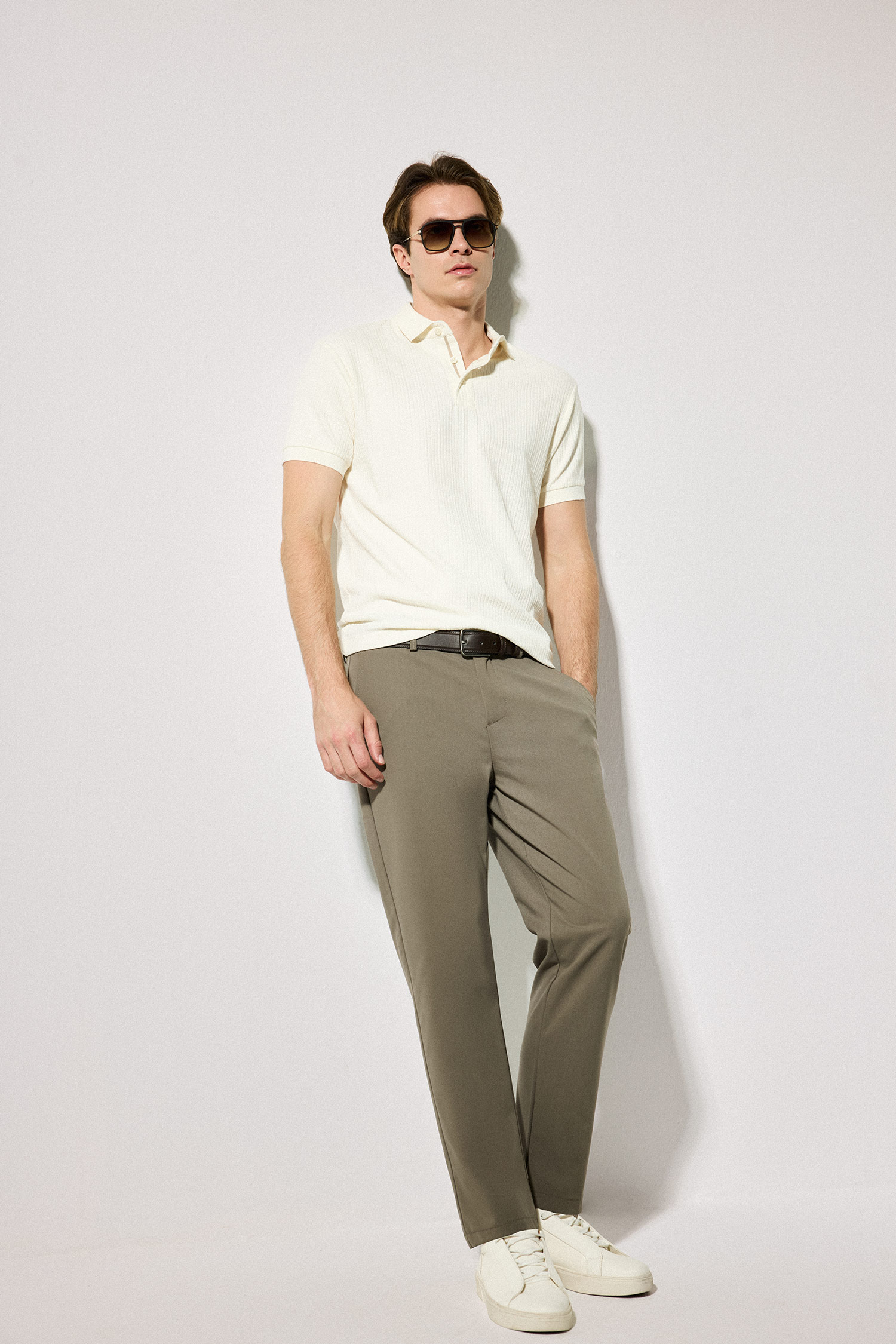 DeFacto Tailored Fit Dokuma Pantolon
