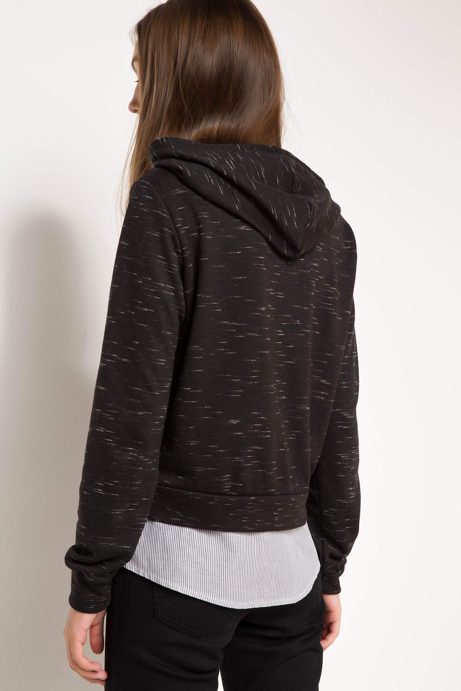 Defacto Kapüşonlu Baskılı Sweatshirt. 3