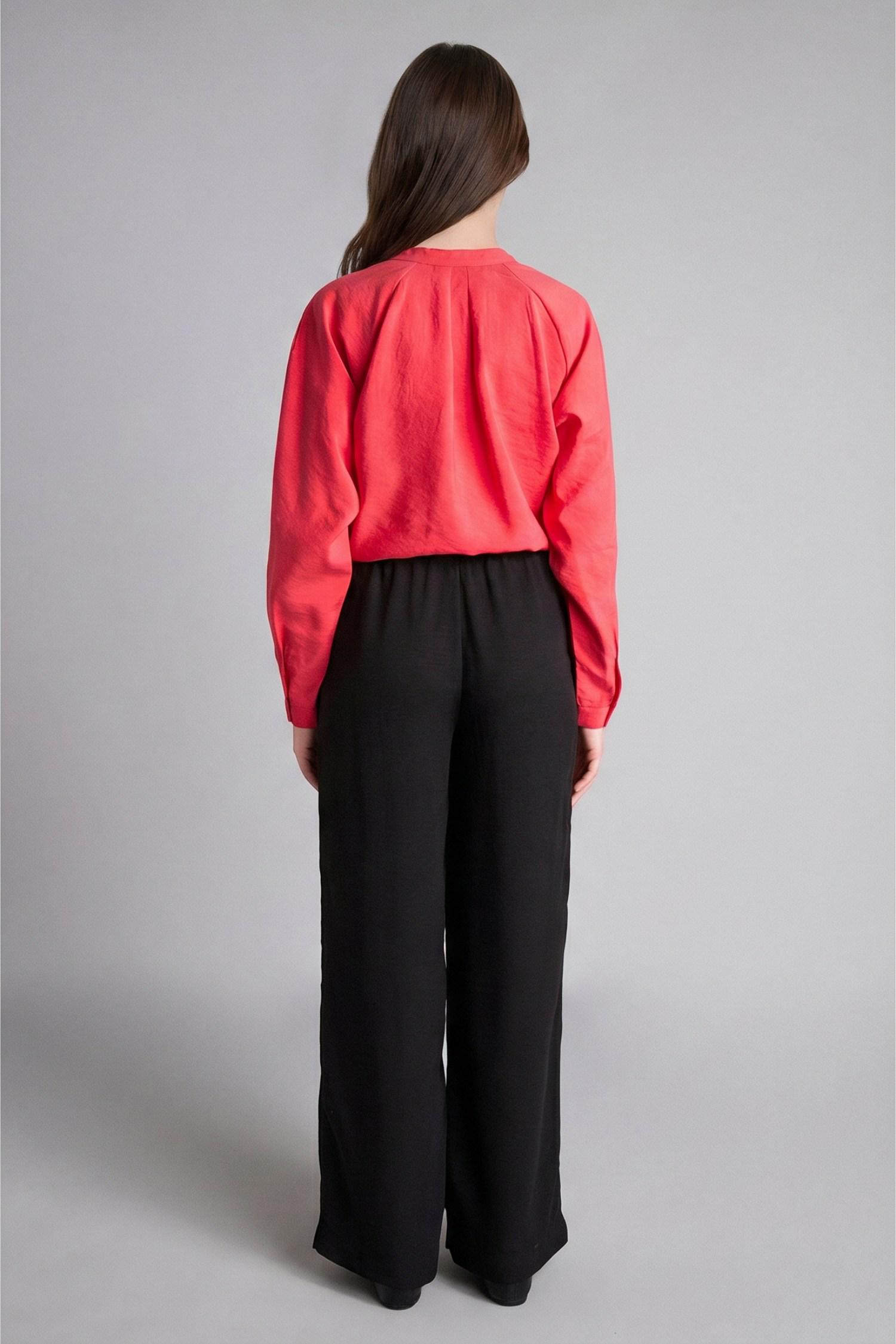 DeFacto Regular Fit Wide Leg Pantolon görsel 5