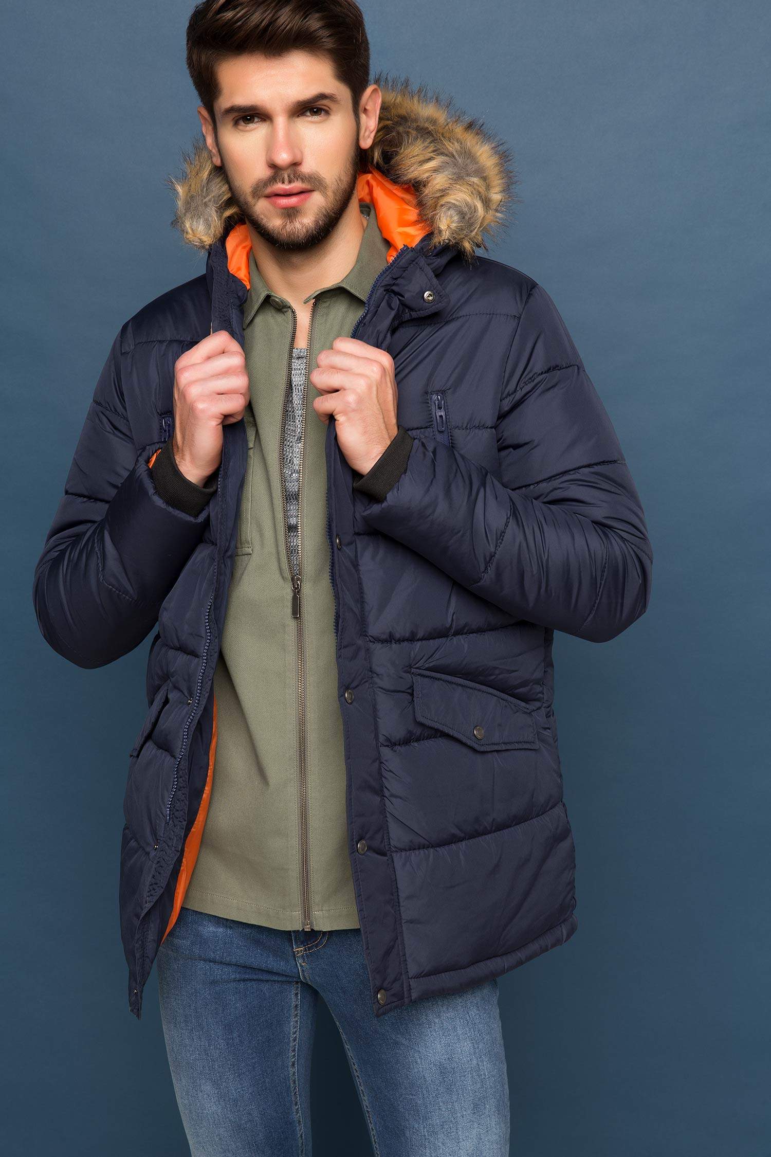 Defacto Slim Fit Parka. 1