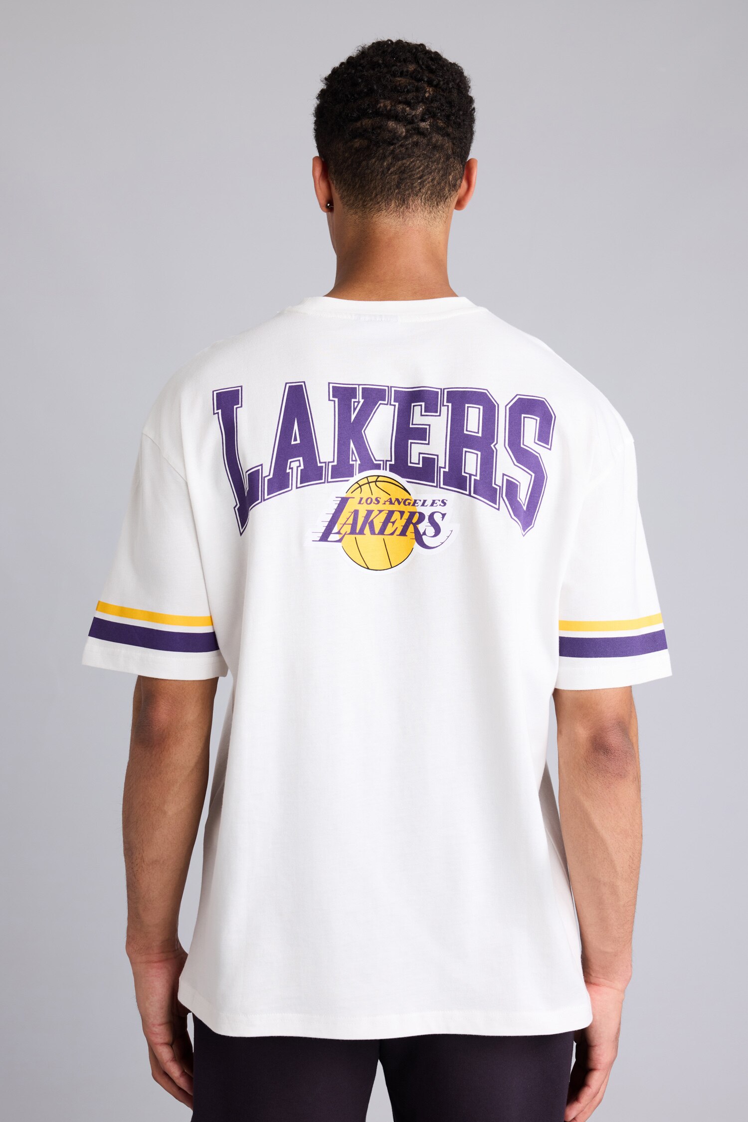 Ecru MAN NBA Los Angeles Lakers Oversize T-Shirt 3457019 | DeFacto