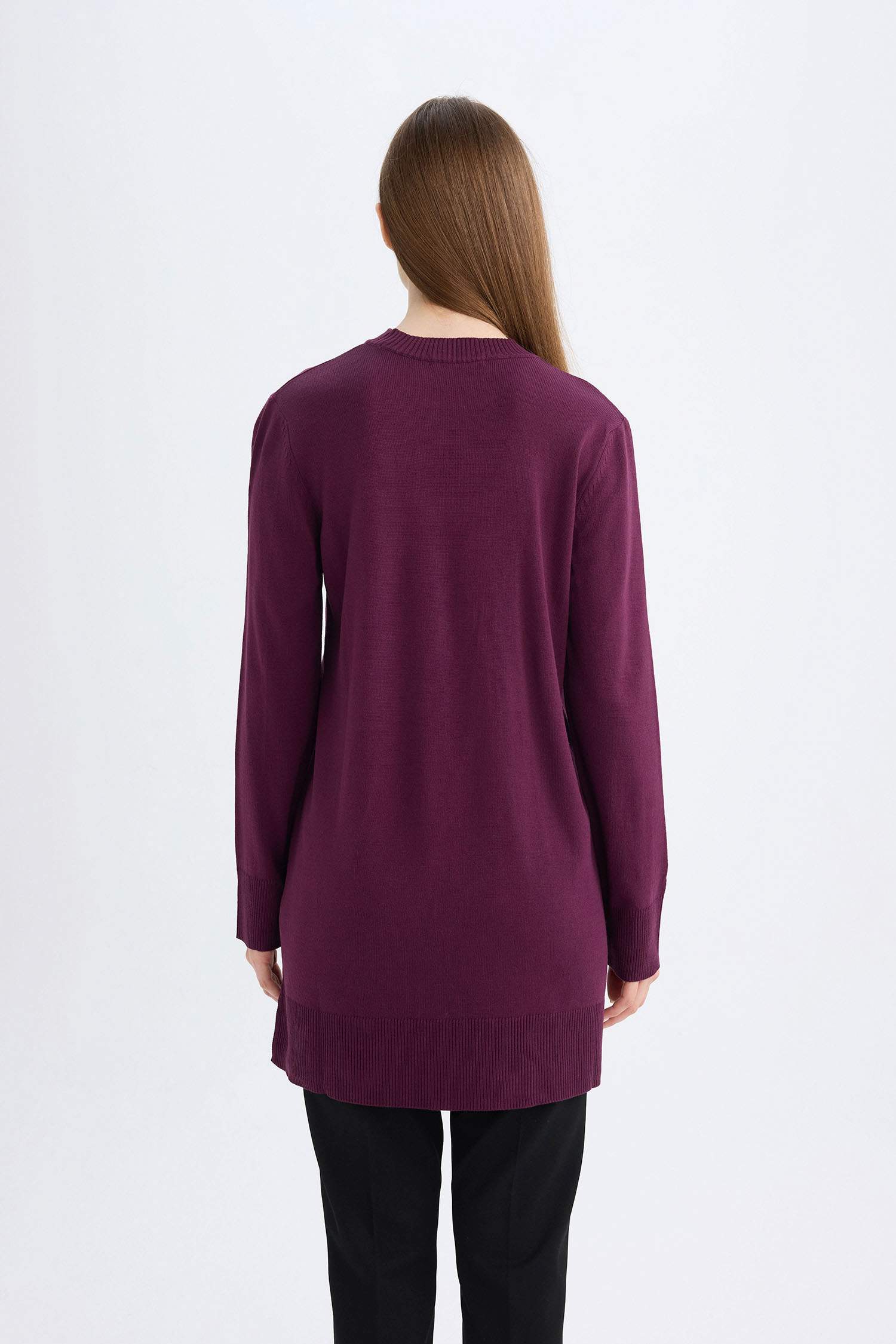 Regular Fit Crew Neck Tunic
