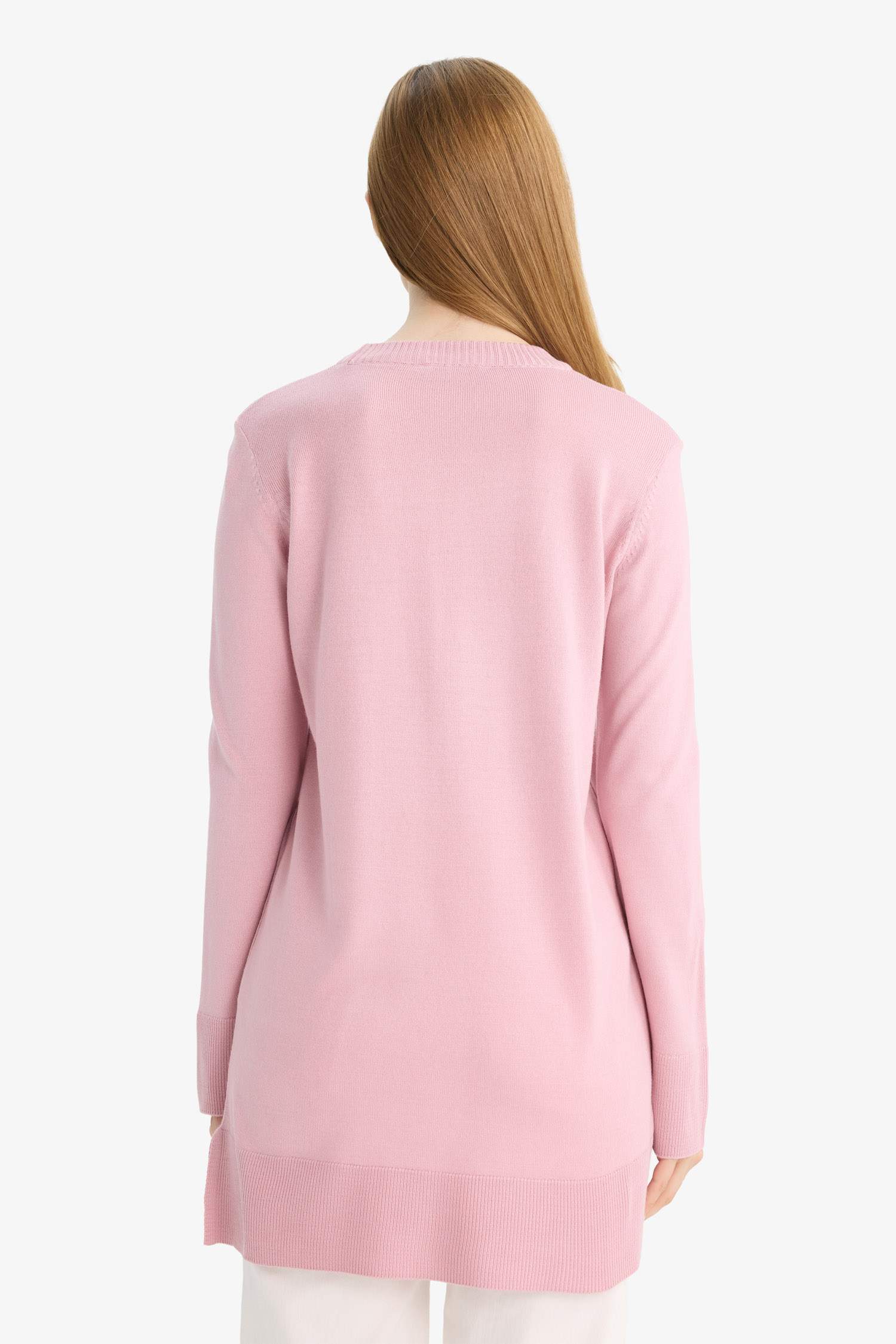 تونيك قصة عادية برقبة مستديرة