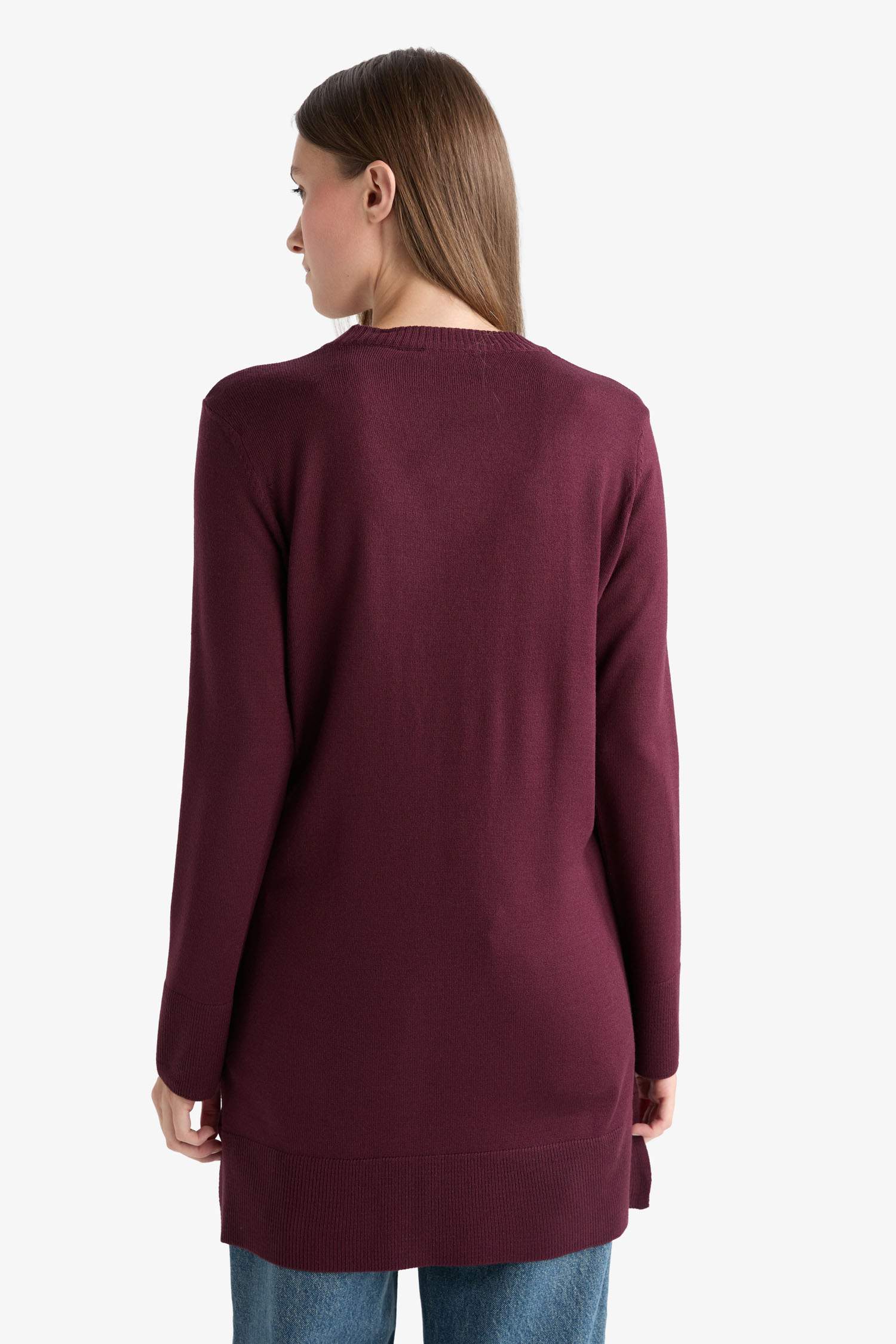 Regular Fit Crew Neck Tunic