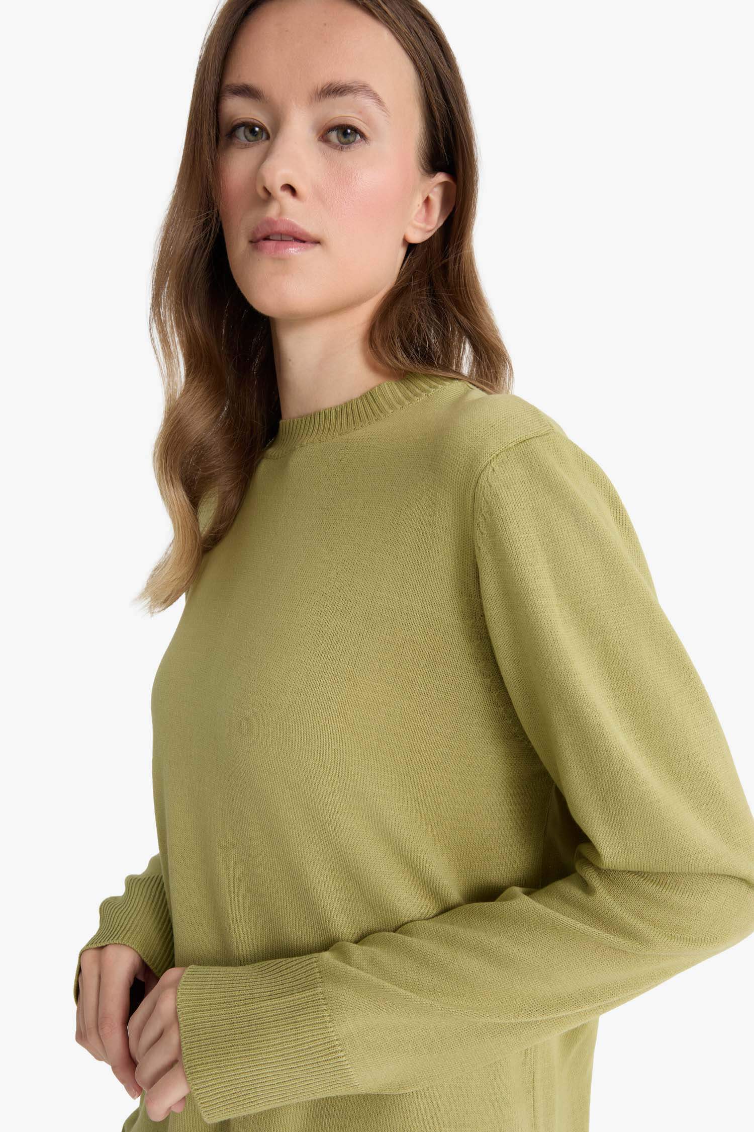 Regular Fit Crew Neck Tunic