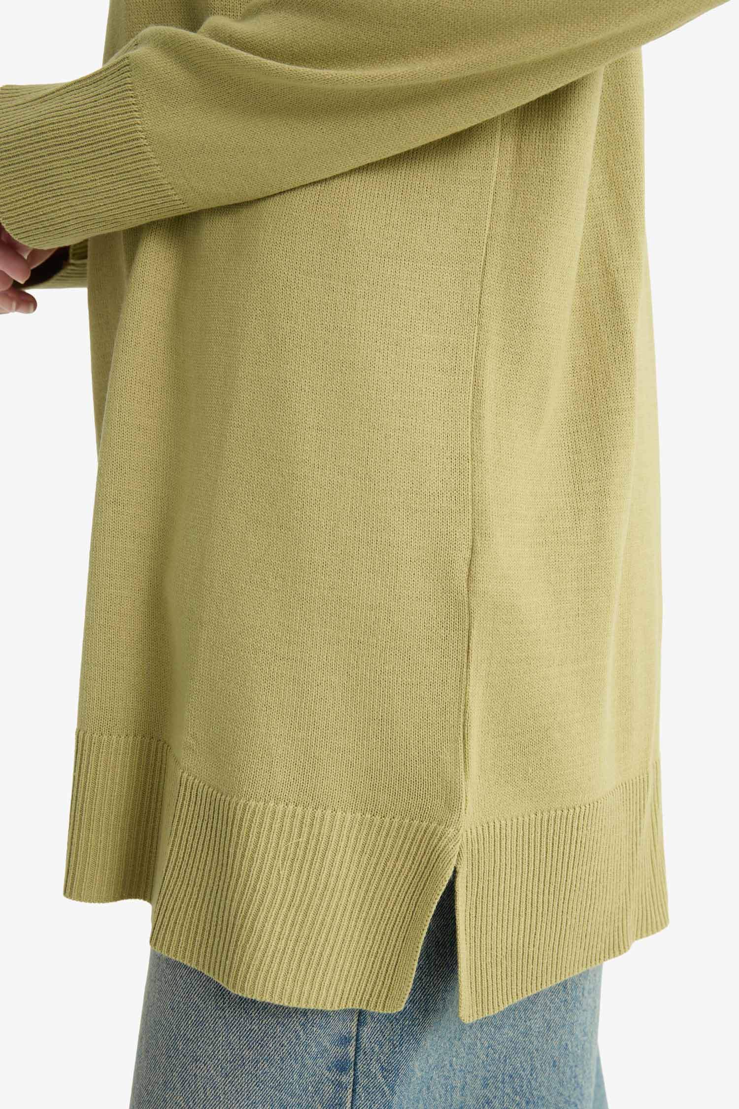 تونيك قصة عادية بياقة مستديرة