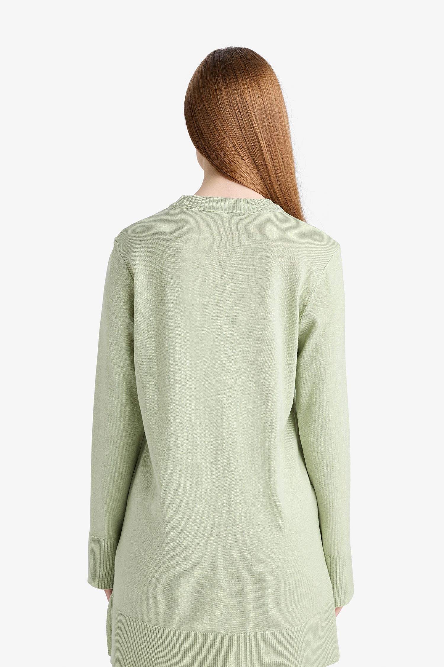 Regular Fit Crew Neck Tunic