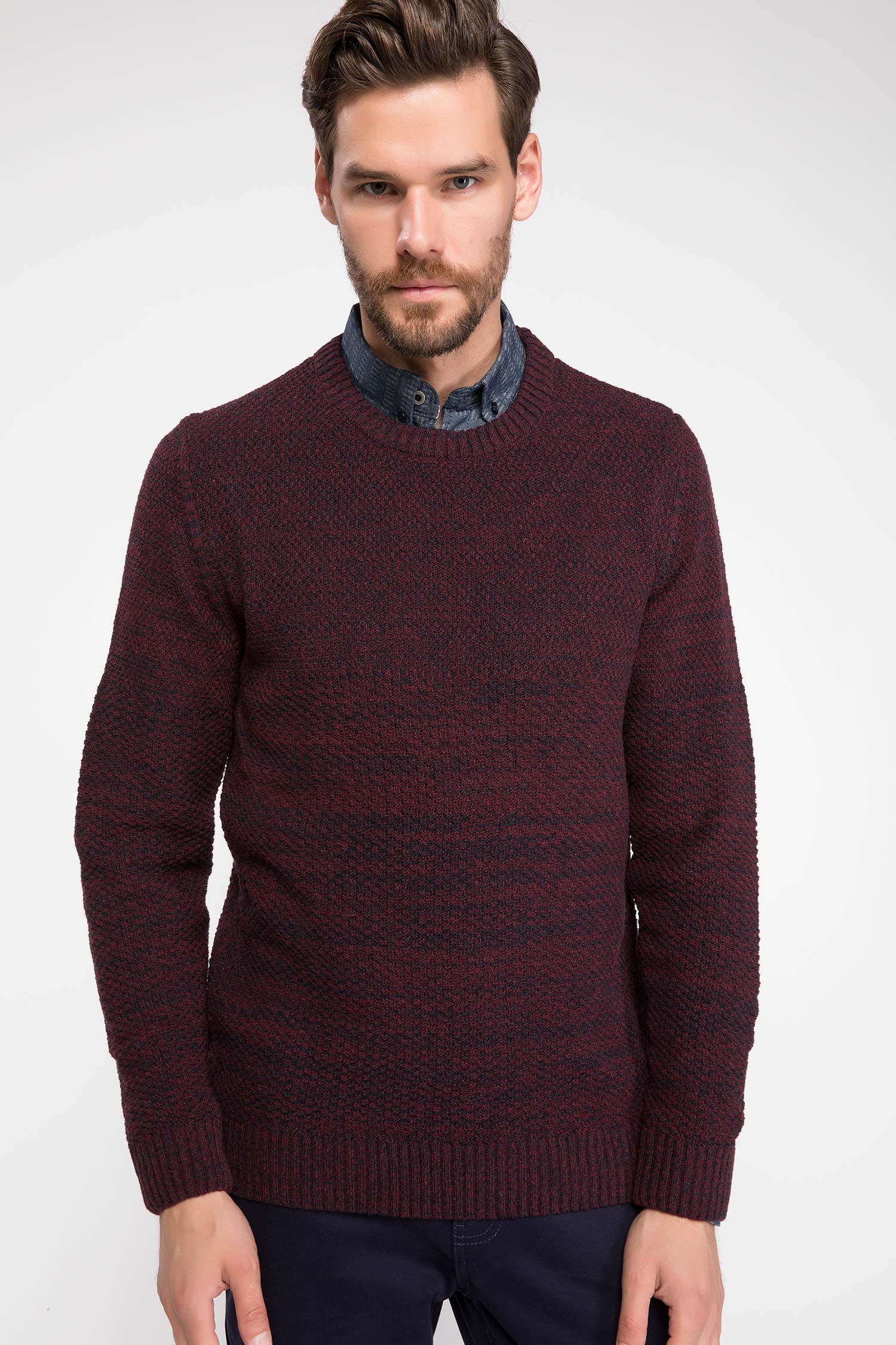 Defacto Slim Fit Mevsimlik Basic Kazak. 1