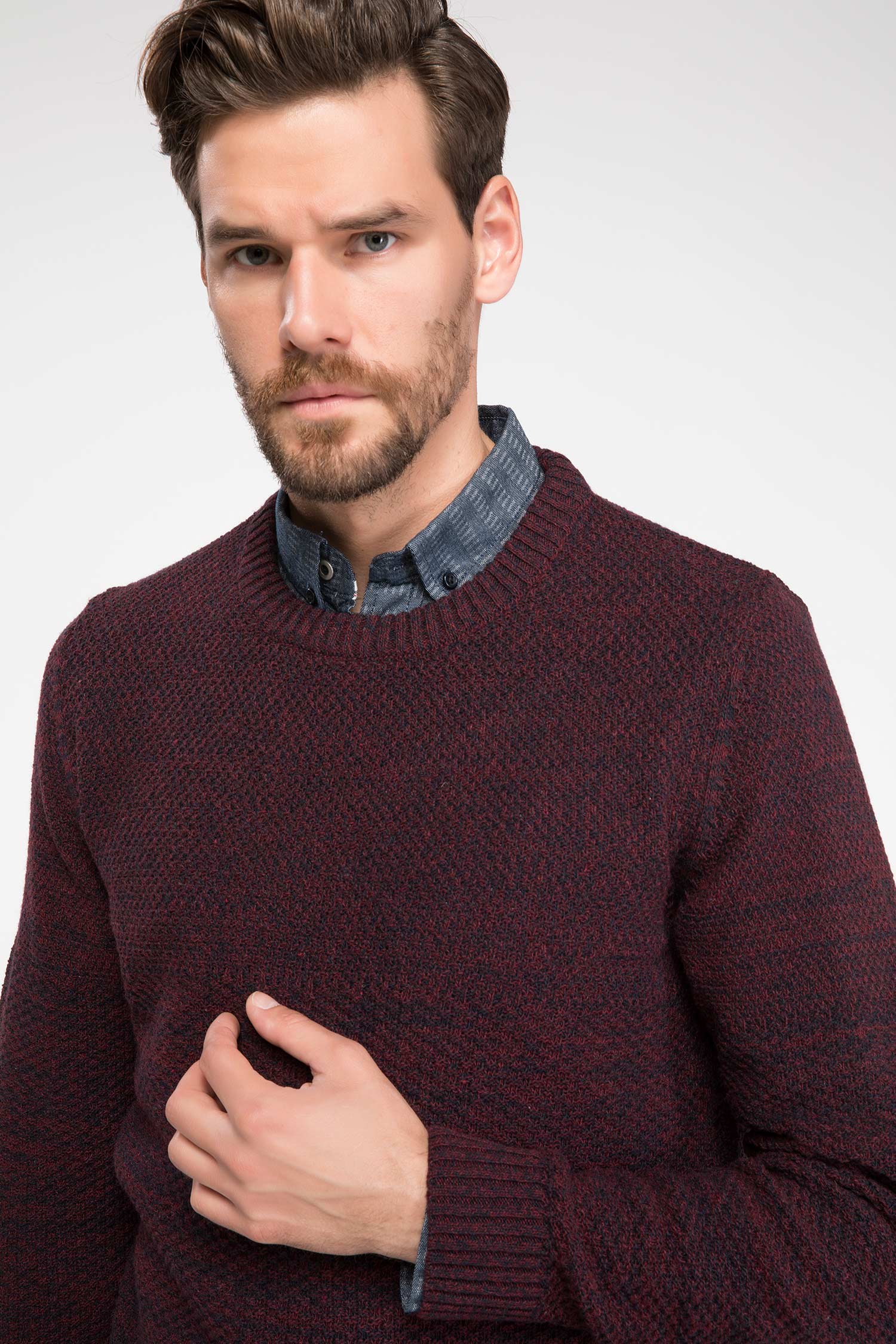 Defacto Slim Fit Mevsimlik Basic Kazak. 3