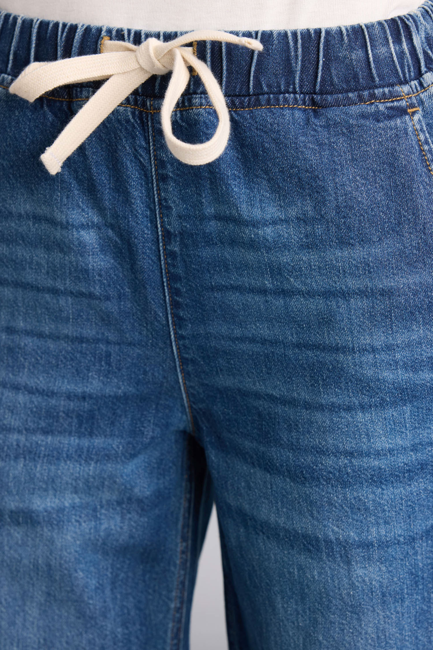 DeFacto Wide Leg Yüksek Bel Jean Pantolon görsel 4
