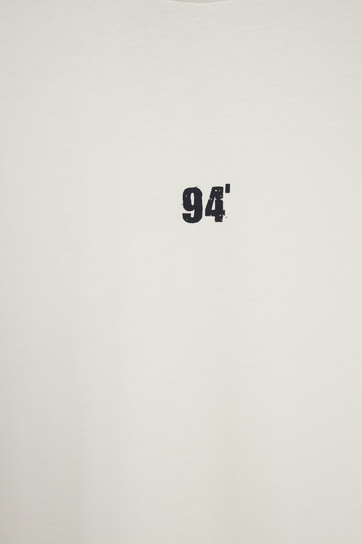 DeFacto %100 Pamuk Boxy Fıt Slogan Desenli Bisiklet Yaka Atlet görsel 8