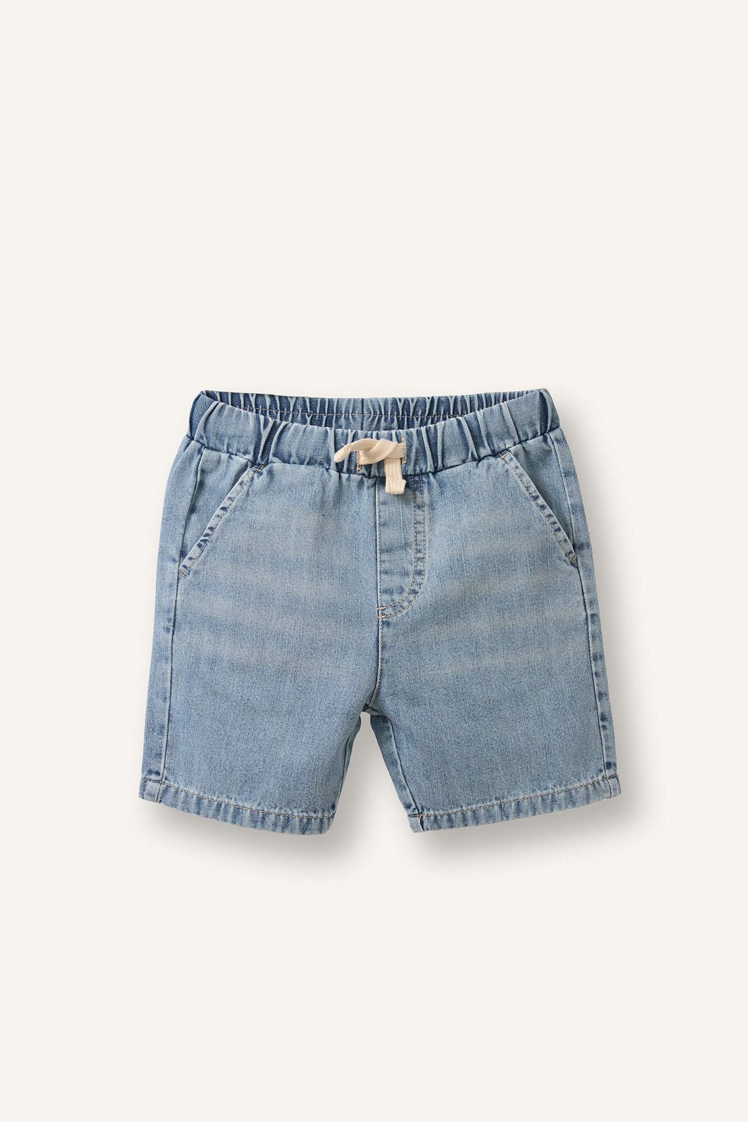 Blue BABY BOY Baby Boy Regular Fit Elastic Band Shorts 3513378