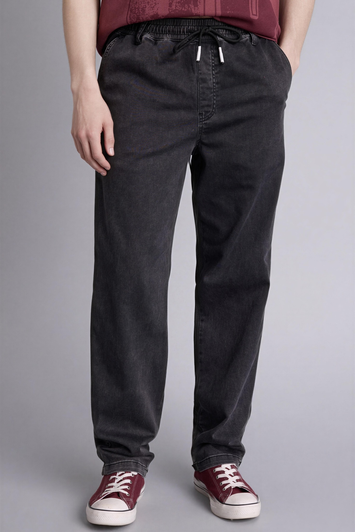 DeFacto Wıde Leg Beli Lastikli Jean Pantolon görsel 3