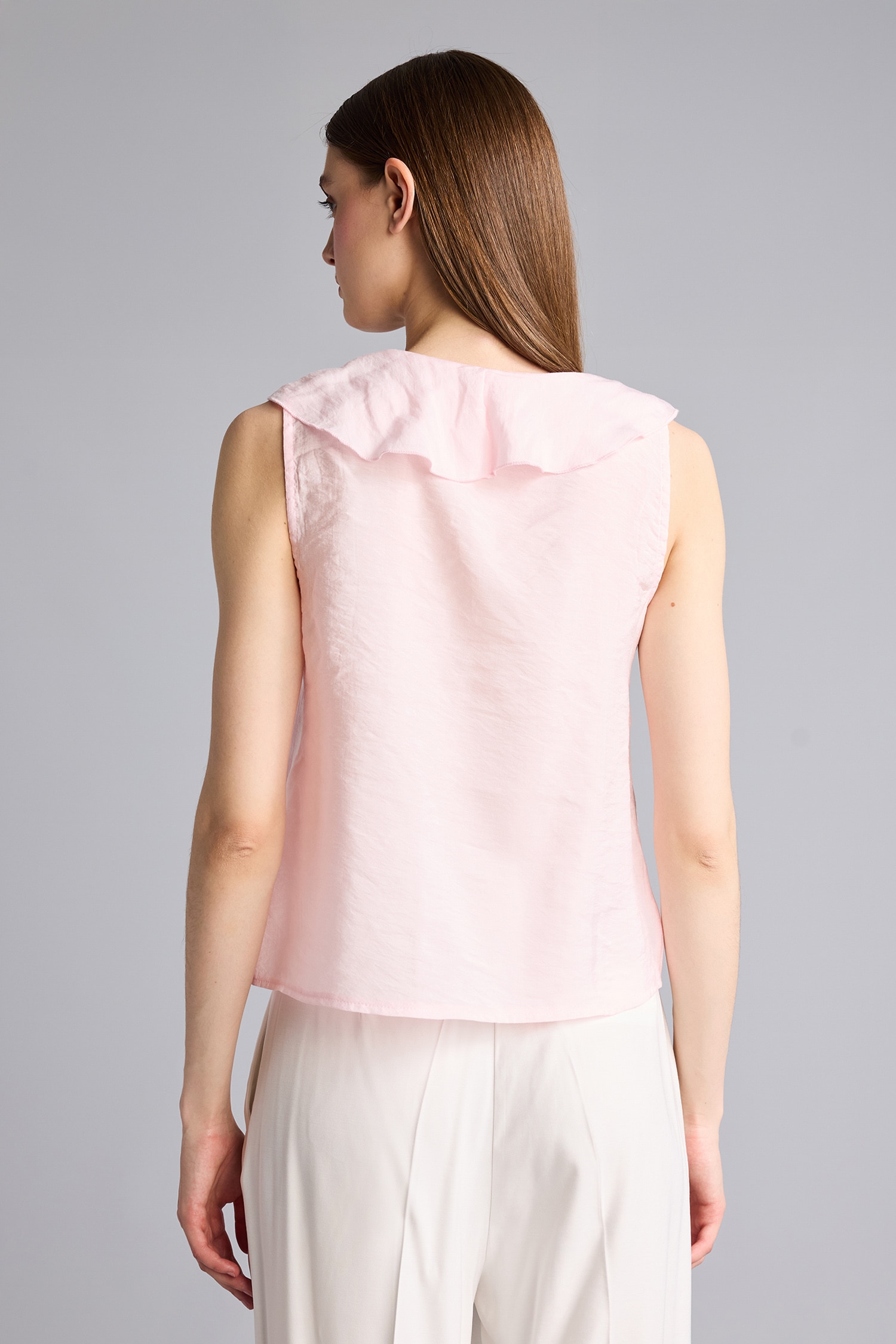 DeFacto Regular Fit Kolsuz Modal Bluz görsel 5