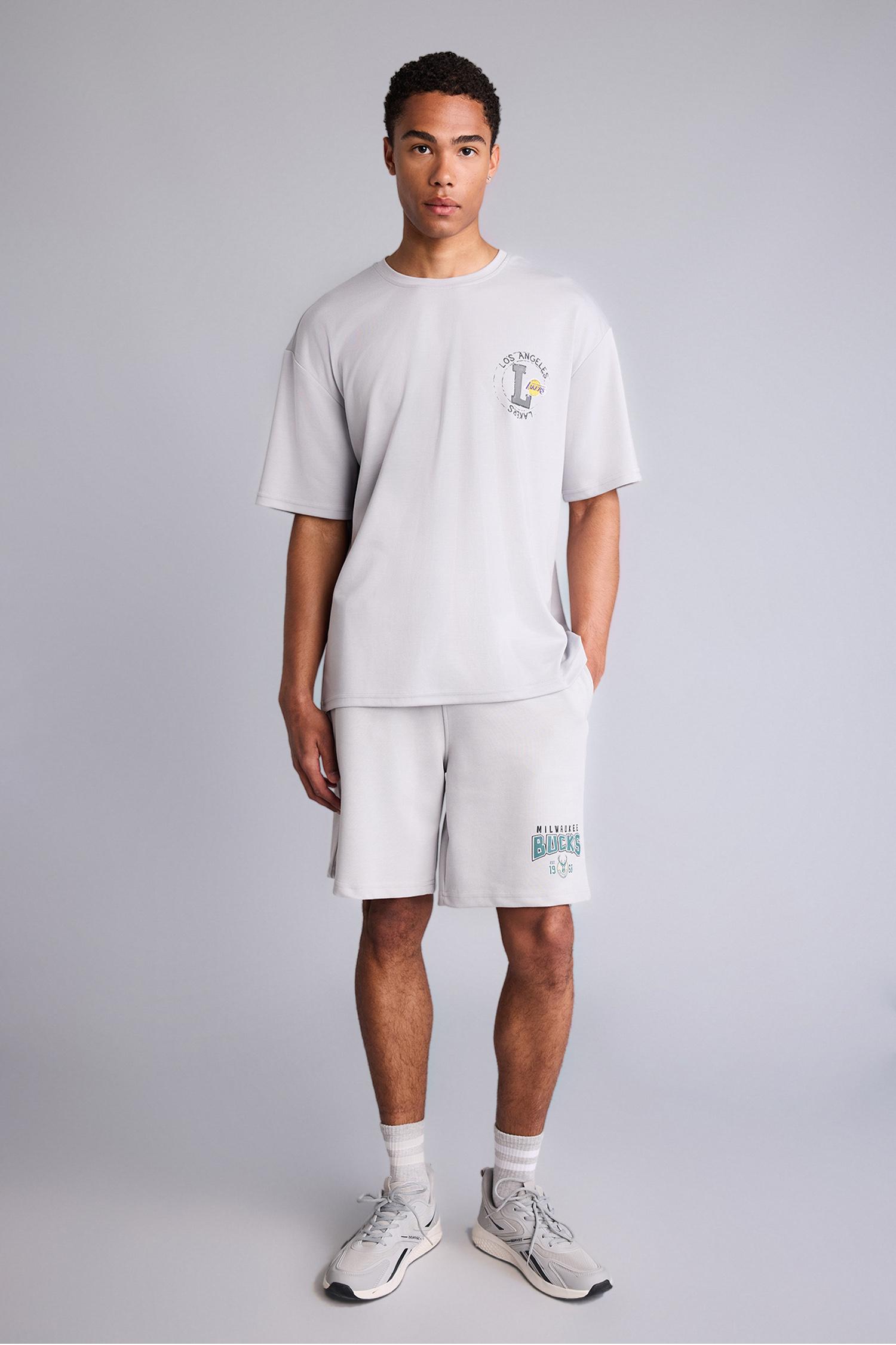 DeFacto NBA Relaxed Fit Kısa kollu Tişört görsel 2