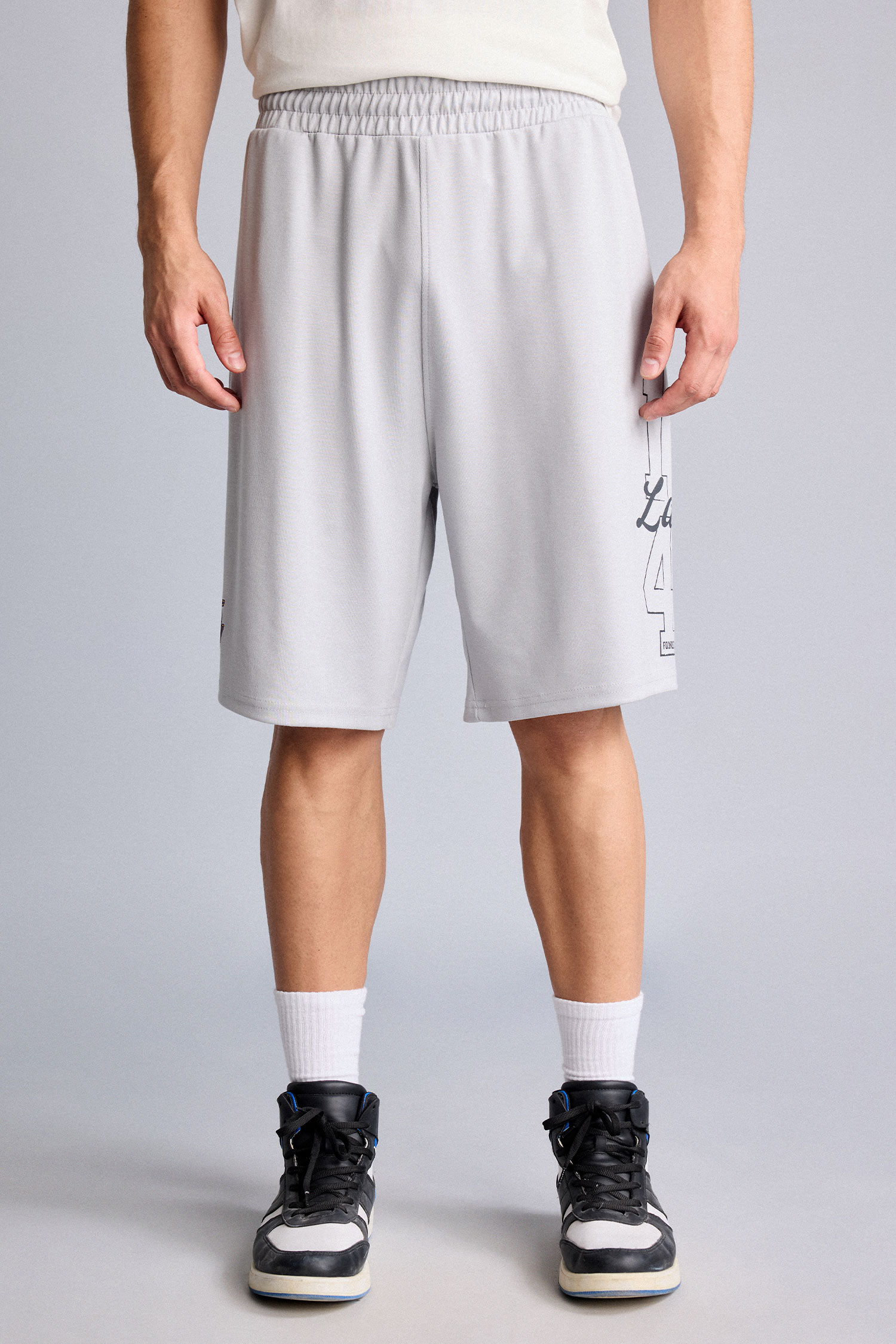 DeFacto NBA Los Angeles Lakers Baggy Fıt Şort görsel 4