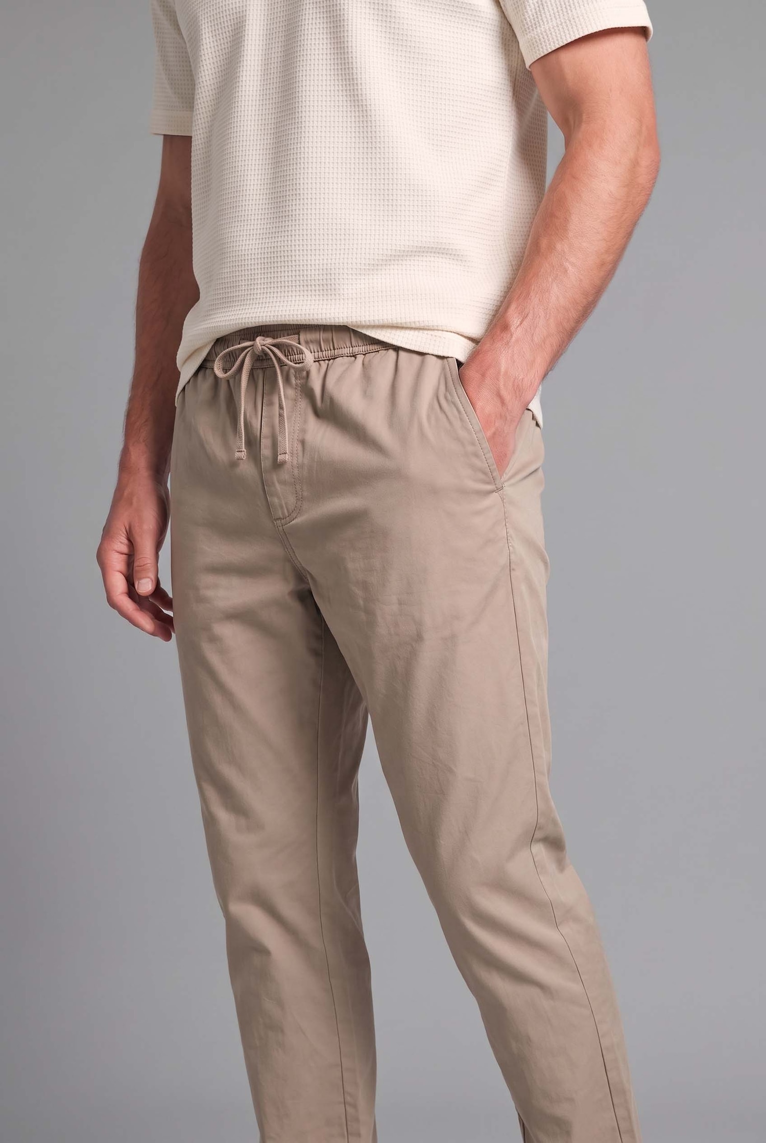 DeFacto Ultra Yumuşak Bağcıklı Relax Fit Pantolon görsel 6