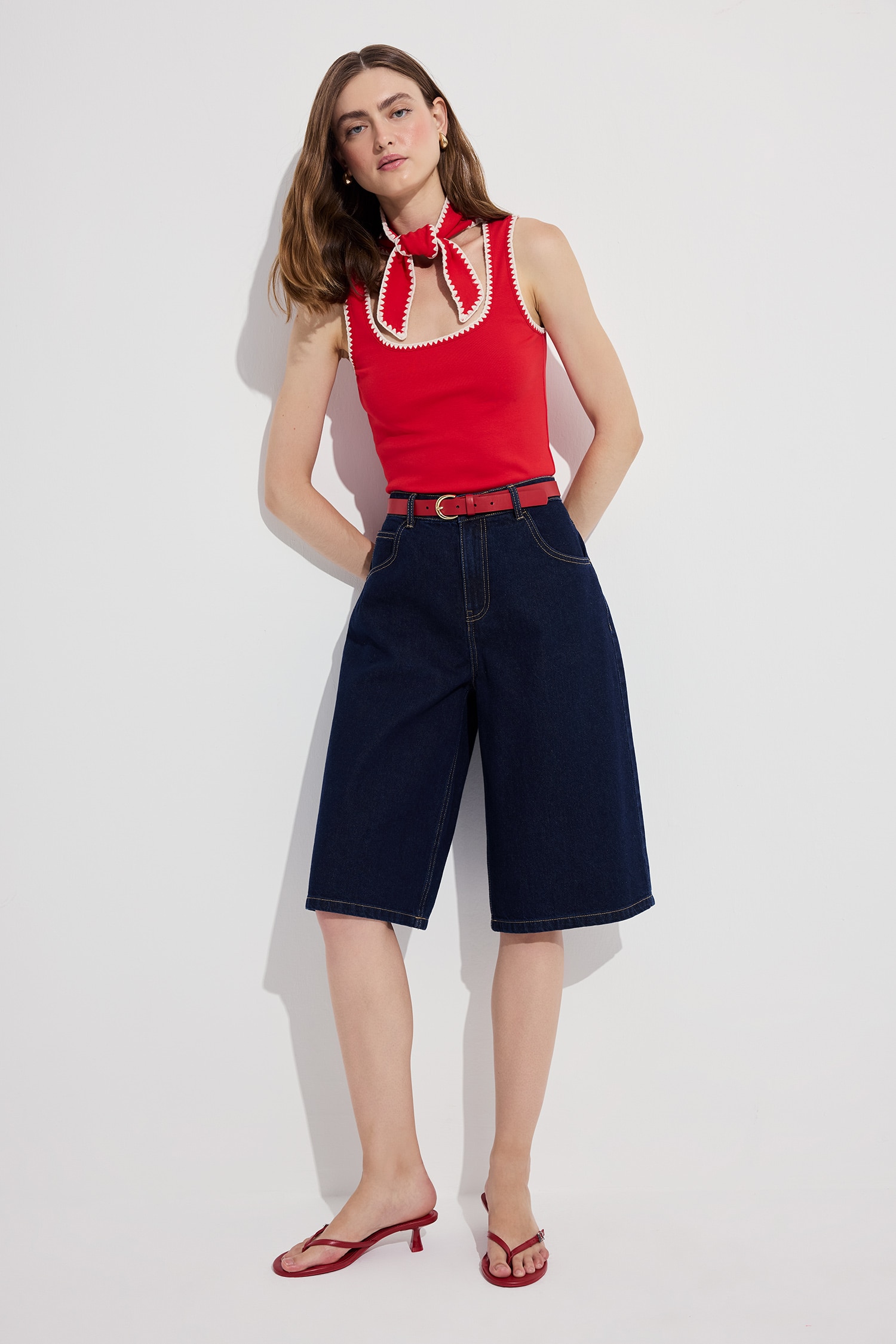 DeFacto Slim Fit Ribana Atlet görsel 2