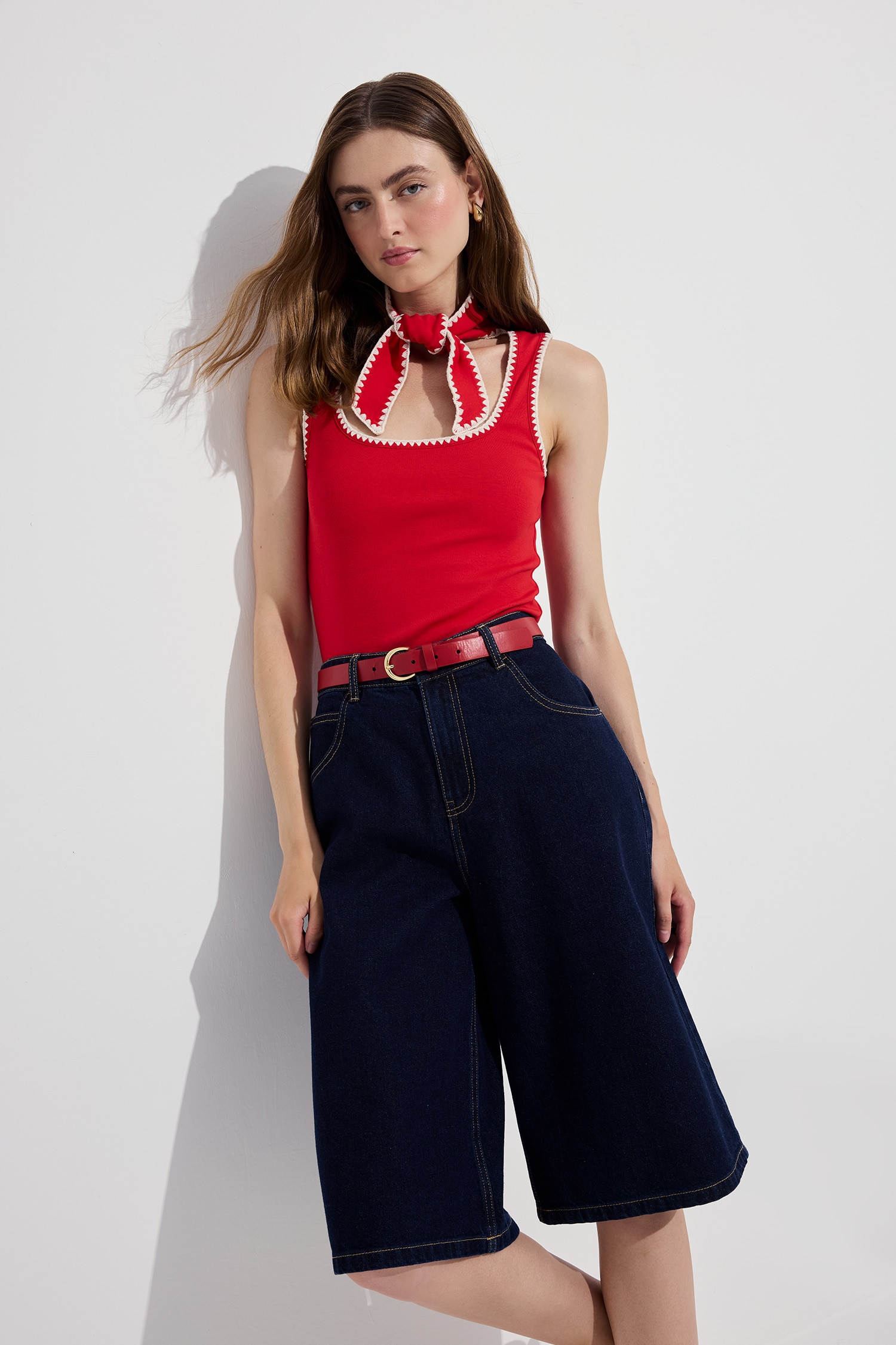 DeFacto Slim Fit Ribana Atlet görsel 3