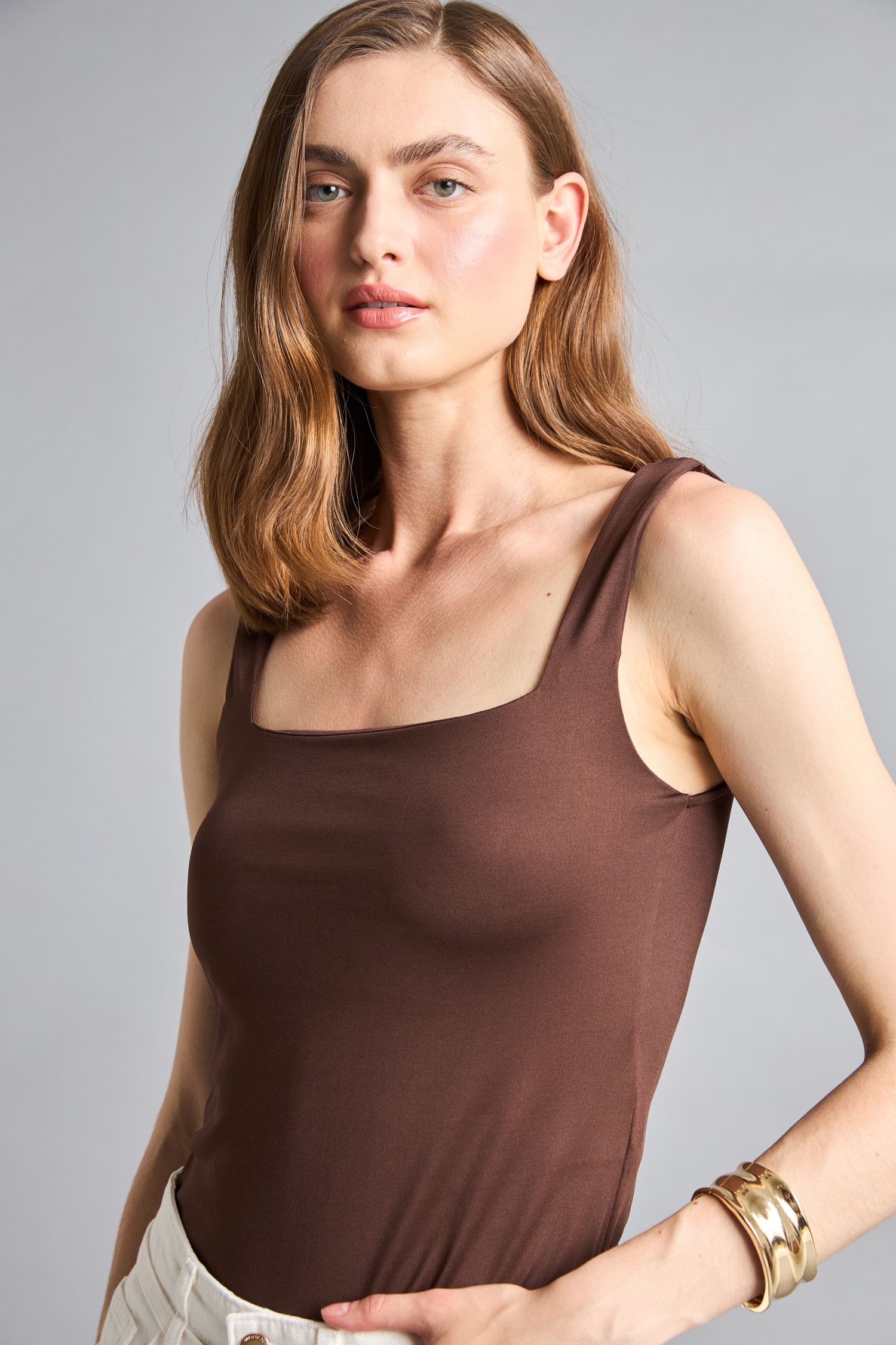 DeFacto Kare Yaka Bodysuit