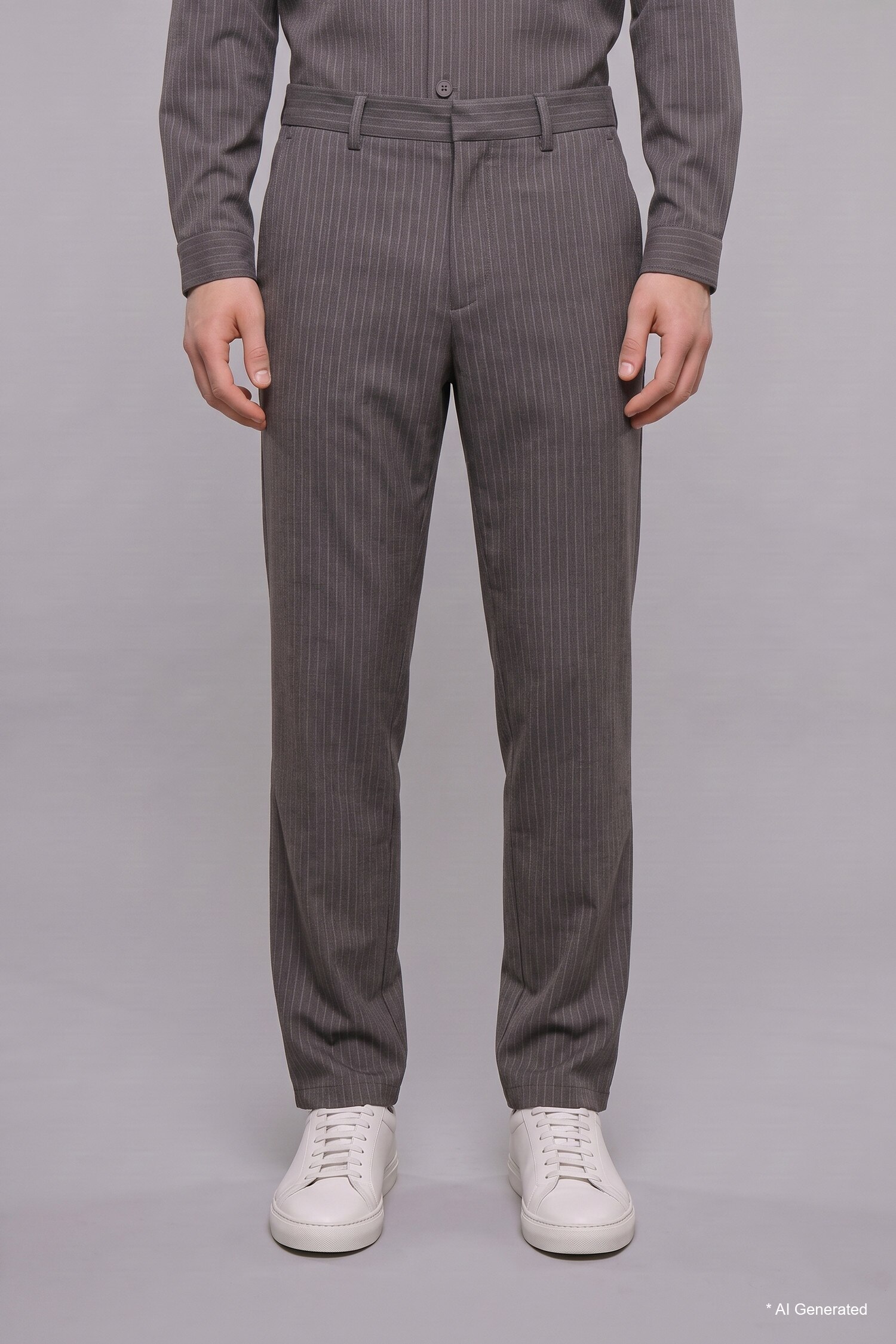 DeFacto Baggy Fit Çizgili Lastikli Bel Pantolon görsel 2