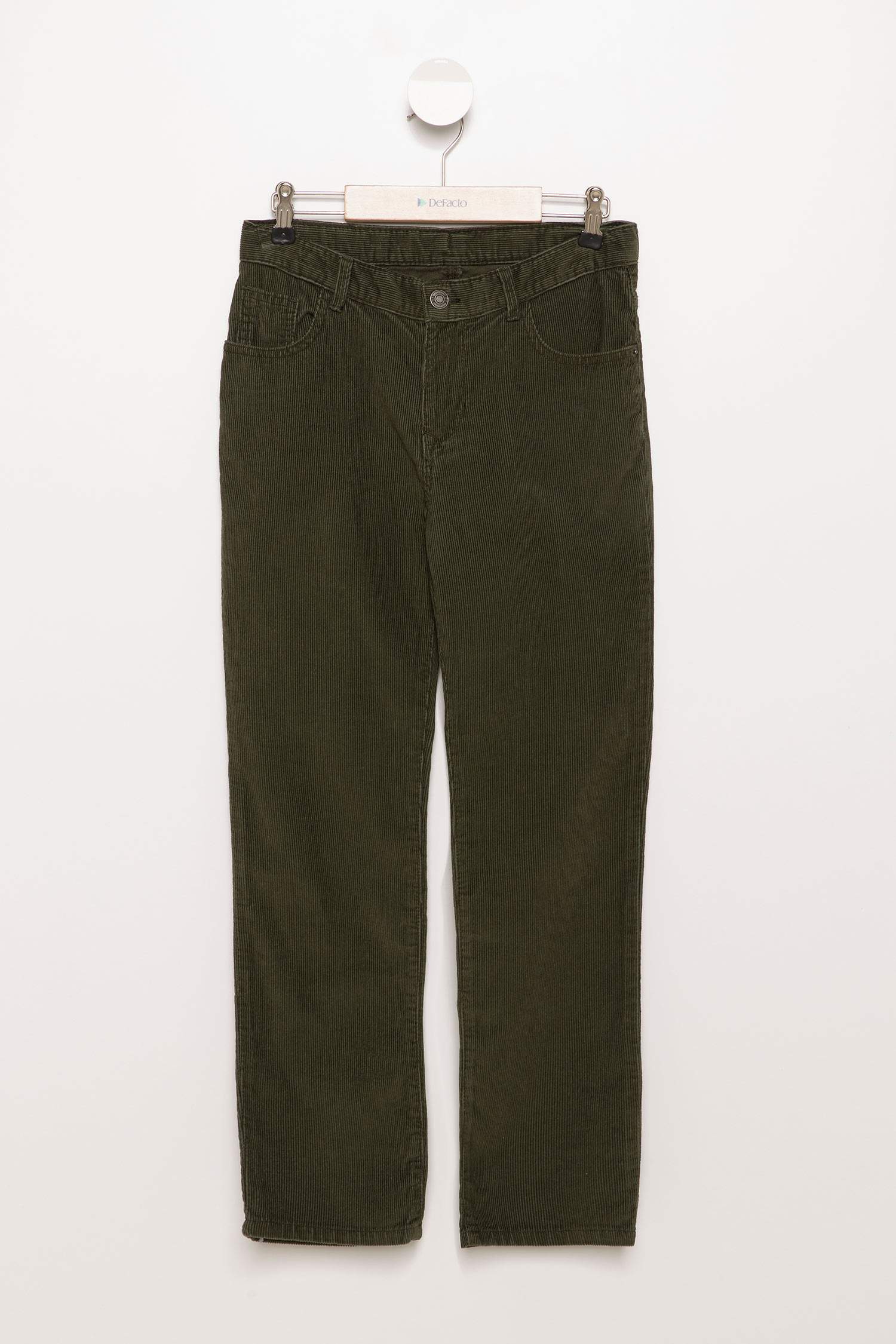 Defacto Basic Kadife Pantolon. 1