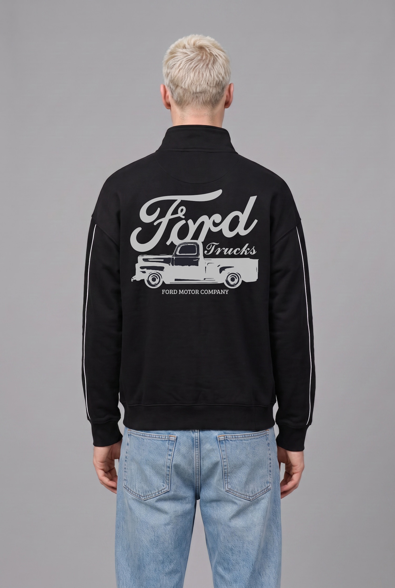 DeFacto Ford Motor Company Boxy Fıt Sweatshirt