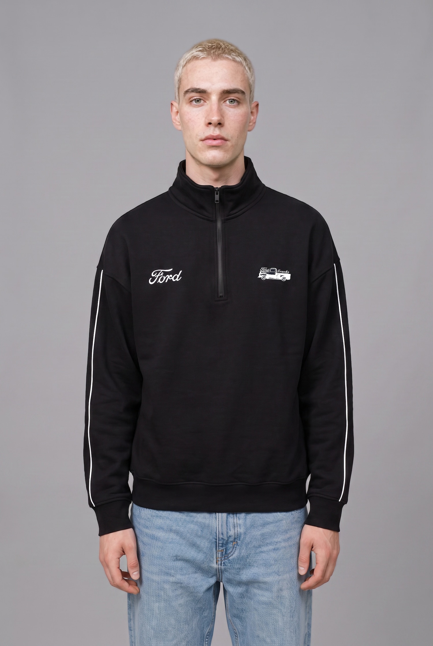 DeFacto Ford Motor Company Boxy Fıt Sweatshirt görsel 3