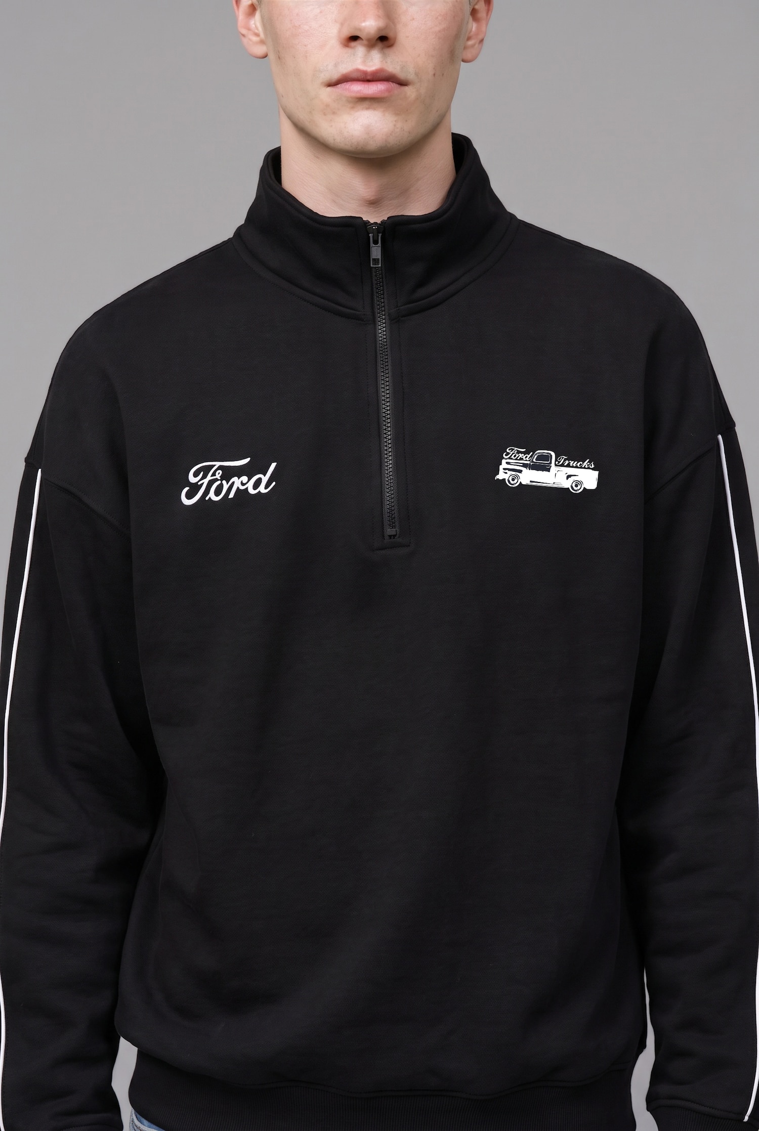 DeFacto Ford Motor Company Boxy Fıt Sweatshirt görsel 5