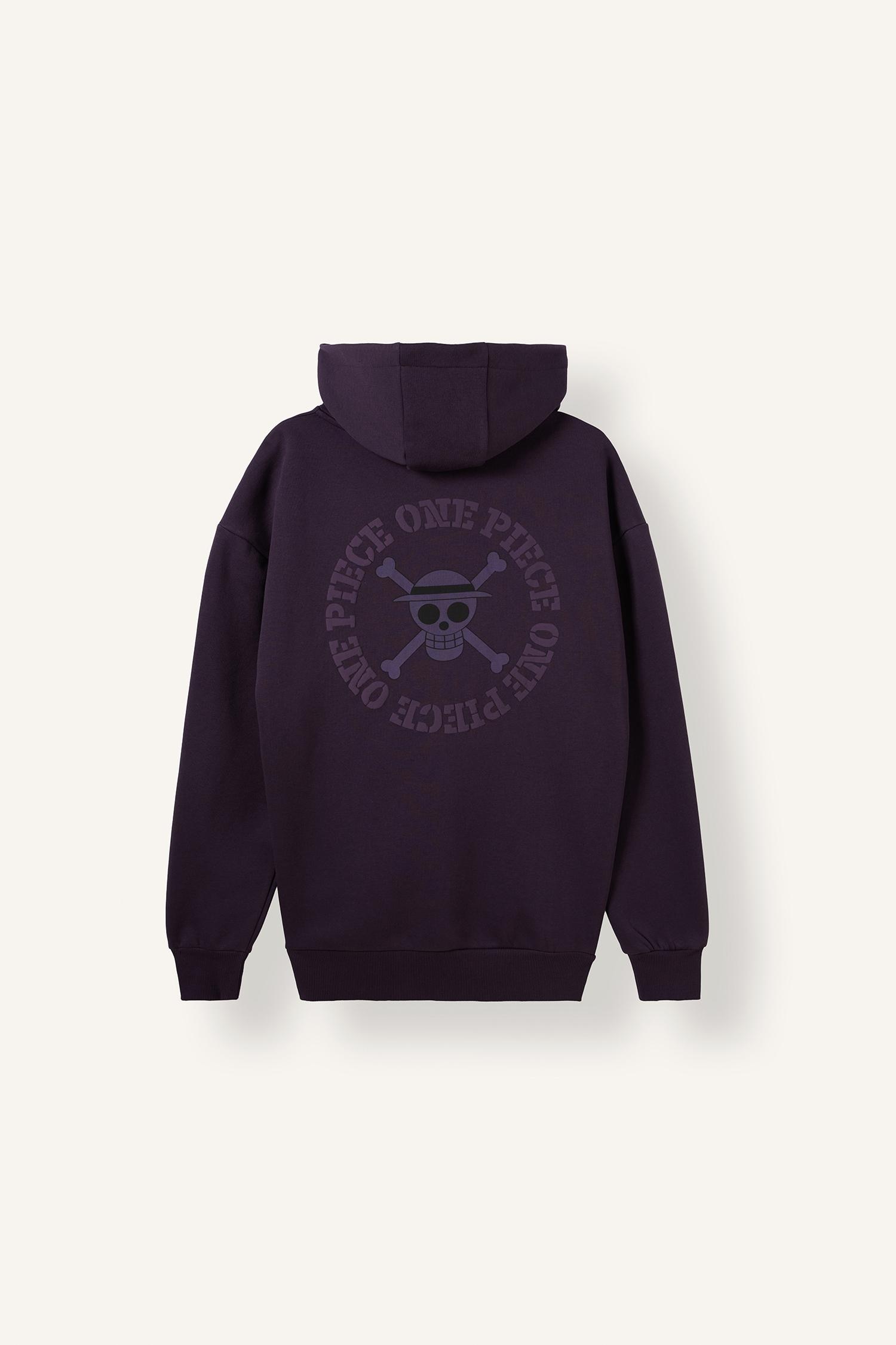 DeFacto One Piece Baskılı Kapüşonlu Sweatshirt görsel 8