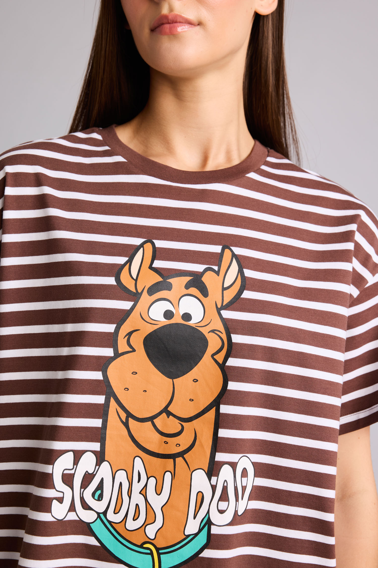 DeFacto %100 Pamuk Scooby Doo Oversıze Kısa Kollu Tişört görsel 4