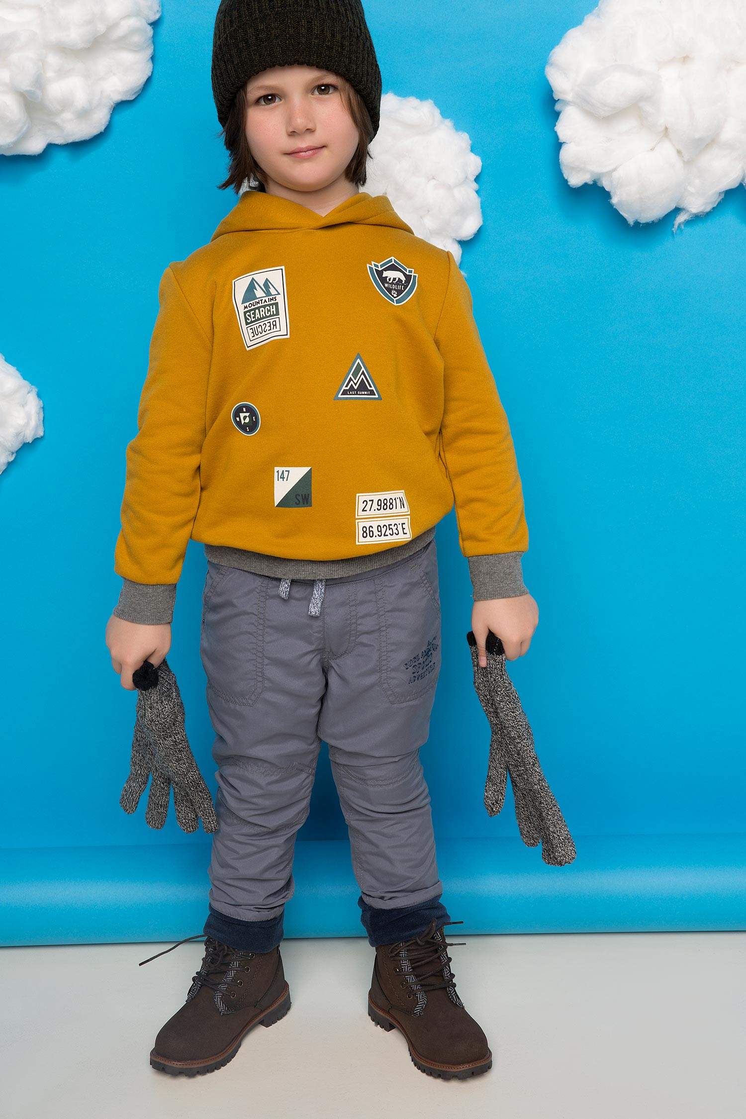 Defacto Relax Fit Bağcıklı Pantolon. 1