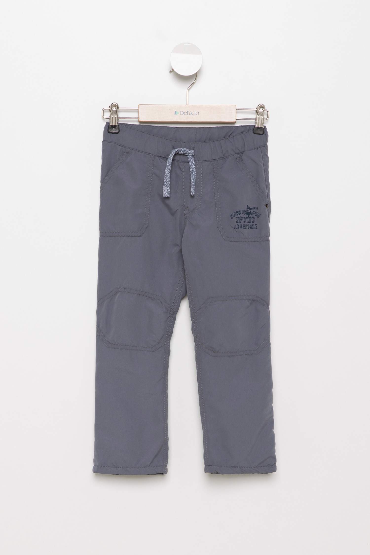 Defacto Relax Fit Bağcıklı Pantolon. 3